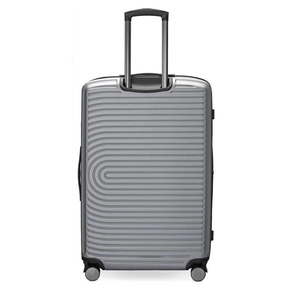 Hauptstadtkoffer Hartschalen-Trolley »Mitte, silberfarben, 77 cm«, 4 Rollen