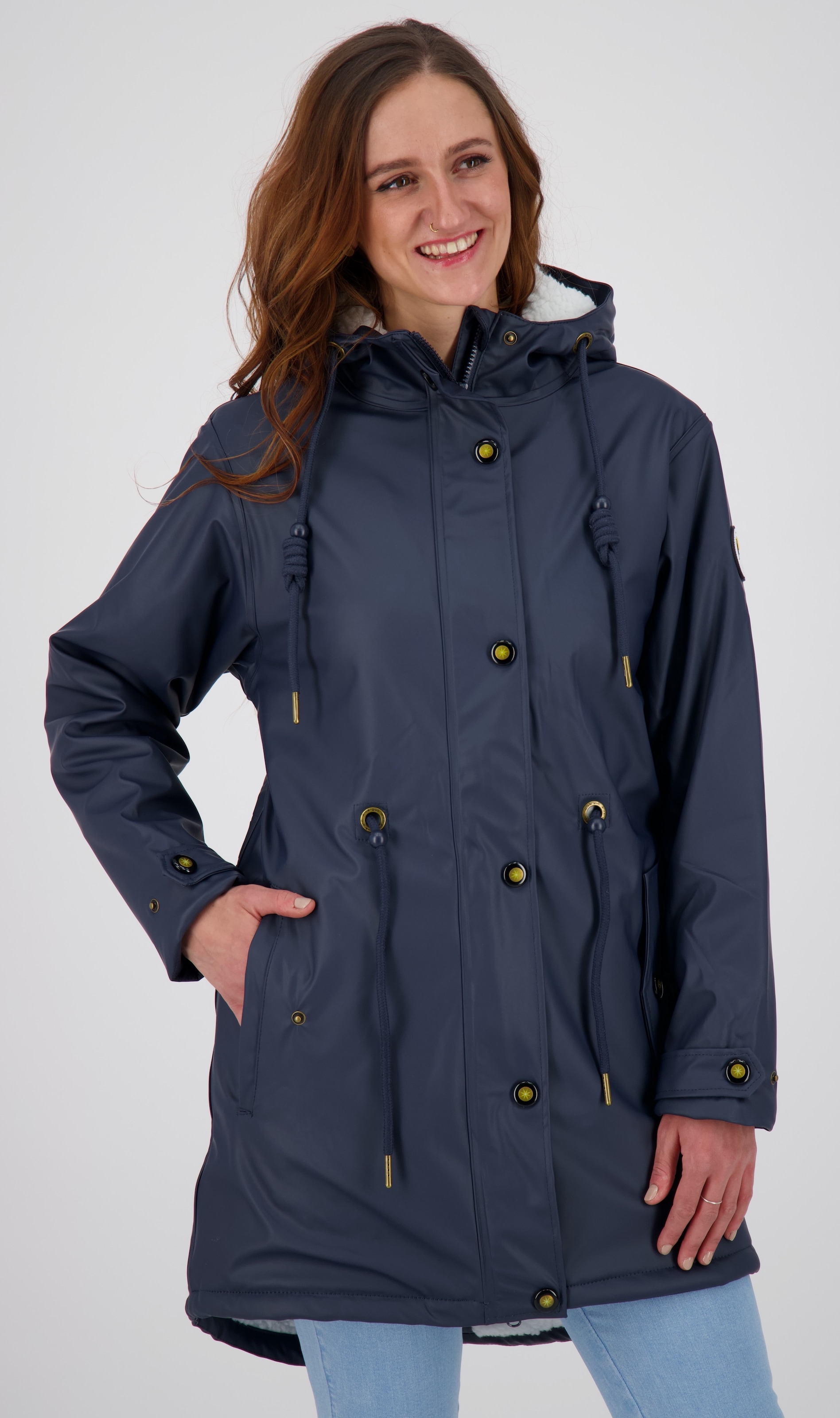 DEPROC Active Regenjacke »Friesennerz LOVE PEAK UNI WOMEN«, auch in Großen Größen erhältlich