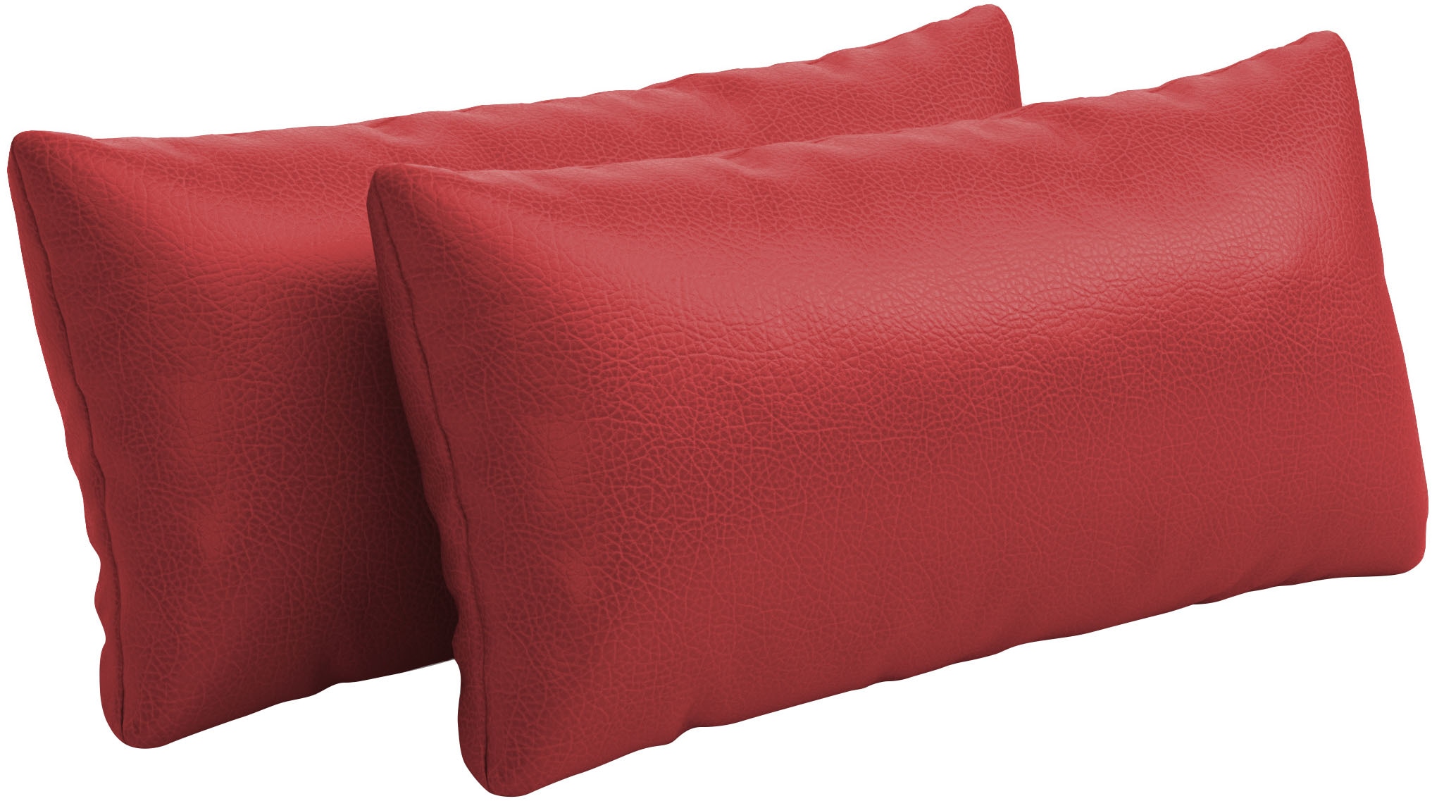 Auflagekissen SIT & MORE, B:65cm H:25cm T:12cm, rot, Polsterauflagen, "Amica", zur Auswahl Sets mit 2 oder 3 Stück