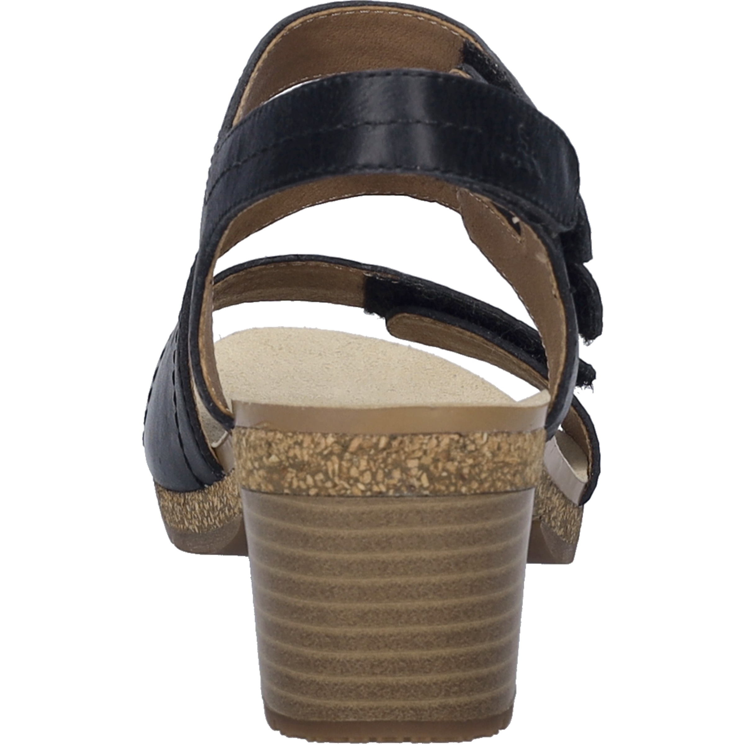 Sandale JOSEF SEIBEL "Grace 02, schwarz", Damen, Gr. 39, schwarz, Obermaterial: 100% Rindsleder Leather cow., Schuhe Sandale 3