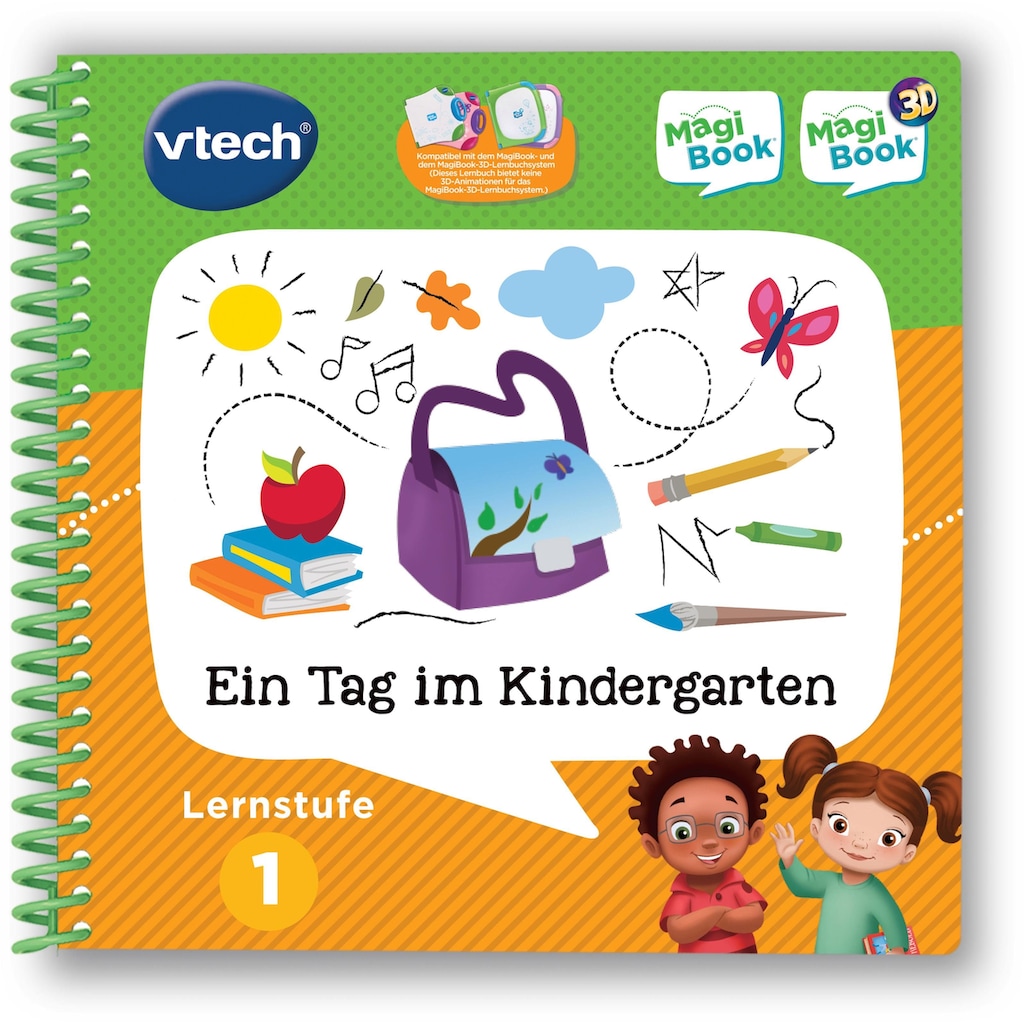 Vtech® Buch »MagiBook Lernstufe 1 - Ein Tag im Kindergarten«