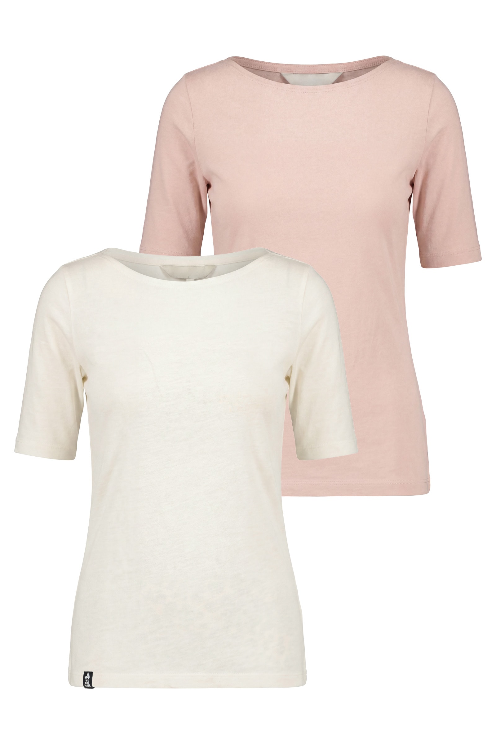 Alife & Kickin Rundhalsshirt leichtes Sommer-Top aus Bio-Baumwolle mit Halbarm