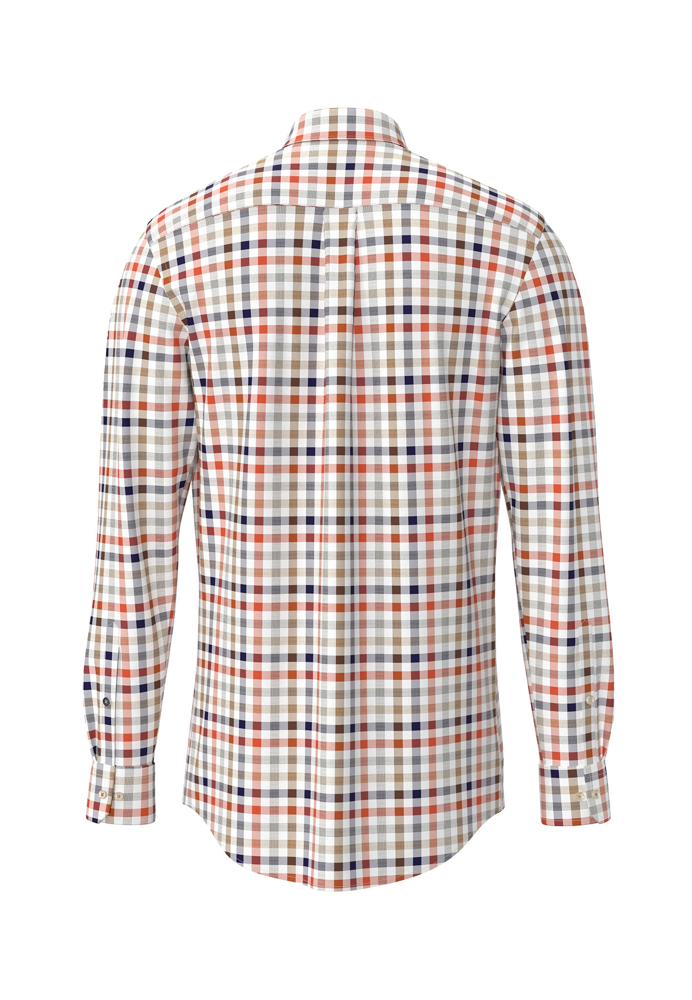 FYNCH-HATTON Hemdjacke, ohne Kapuze, mit Karo Muster