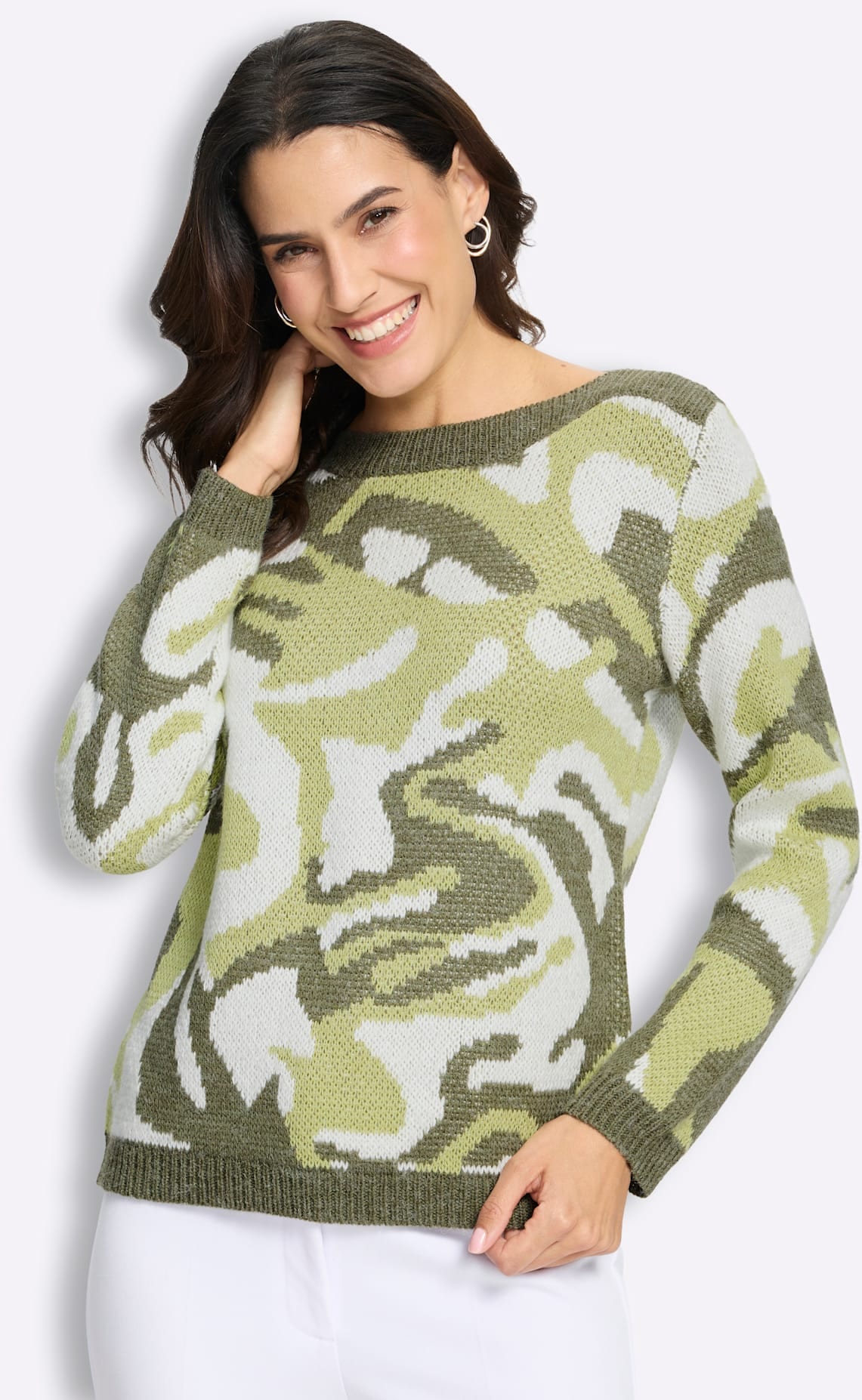 Inspirationen Jacquardpullover "Jacquard-Pullover"