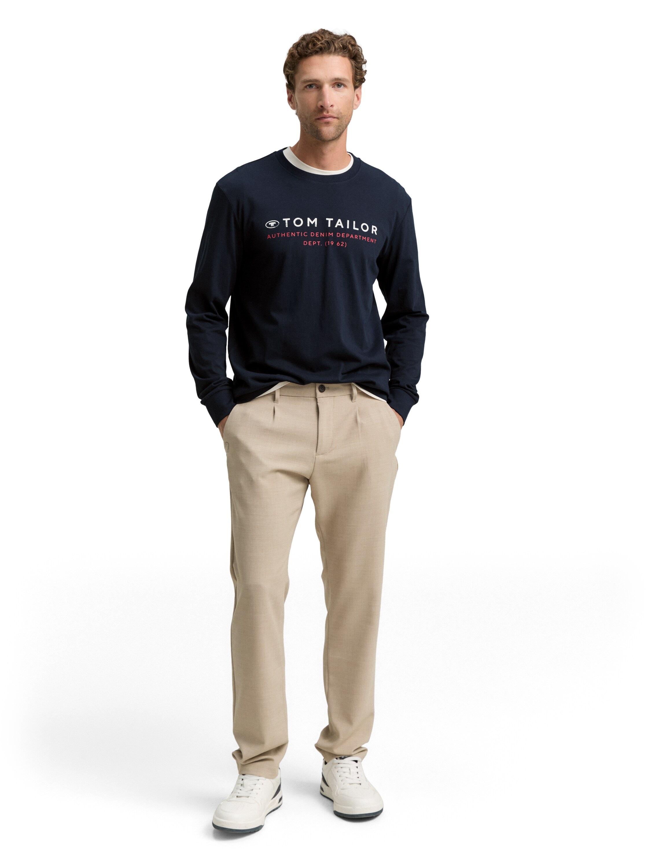 TOM TAILOR Langarmshirt, mit Logo Print