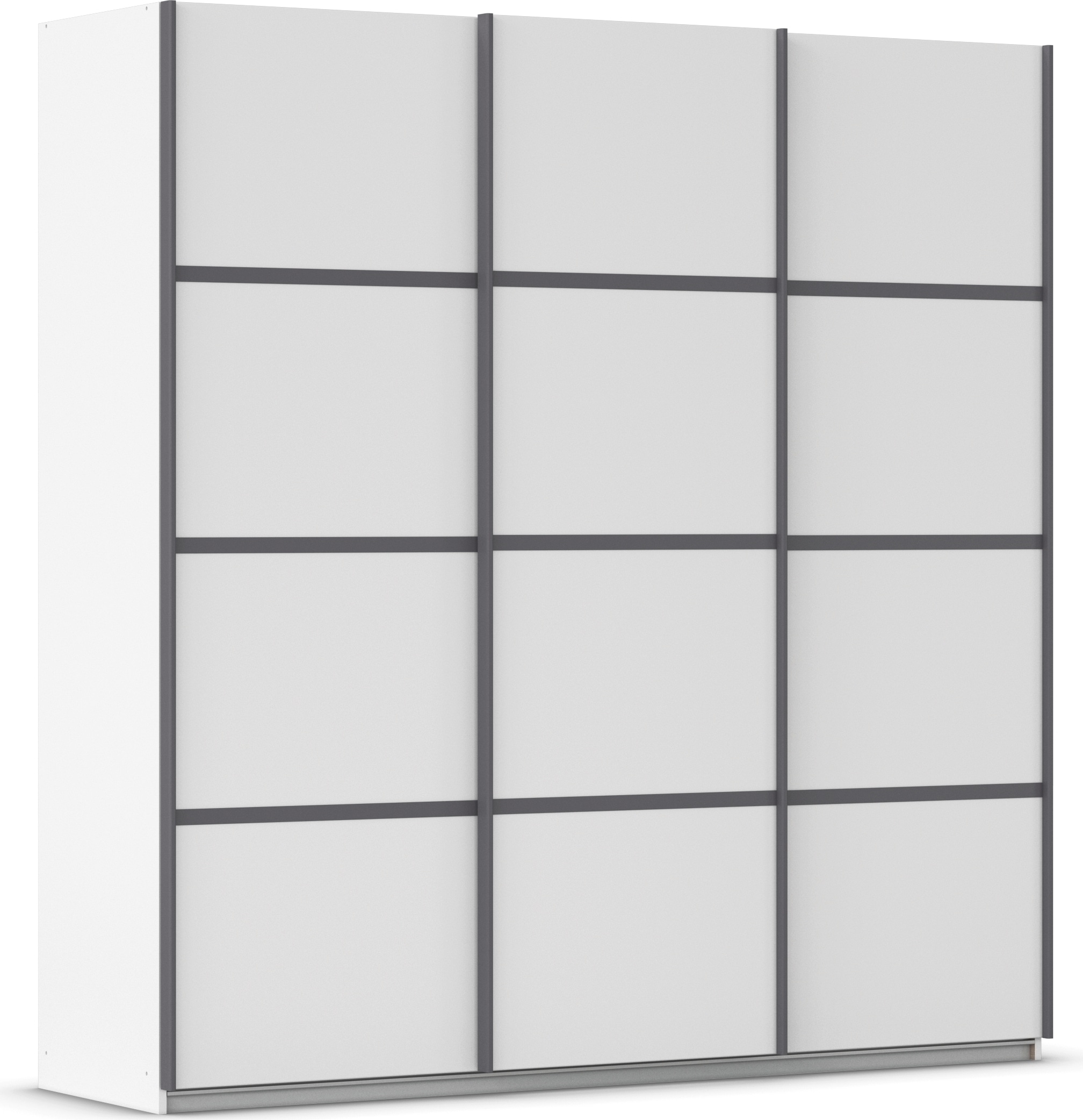 OTTO home Kleiderschrank "Mehrzweckschrank Aktenschrank Möbel Mietswohnung Schlafzimmer AVOLA" 3 verschiedene Ausstattungen BASIC/CLASSIC/PREMIUM (inkl. SOFT-CLOSE), mit eleganten Zierleisten in Chrom, Schwarz oder Weiß MADE IN GERMANY