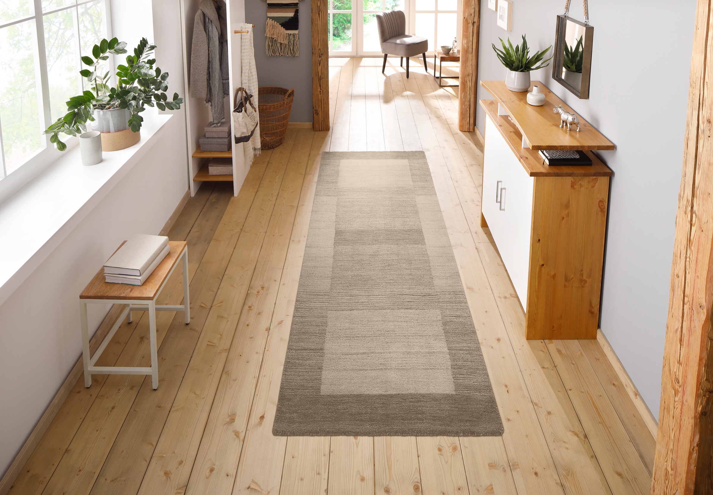 THEKO Wollteppich "Gabbeh Super, Handweb, auch als Läufer erhältlich, reine günstig online kaufen