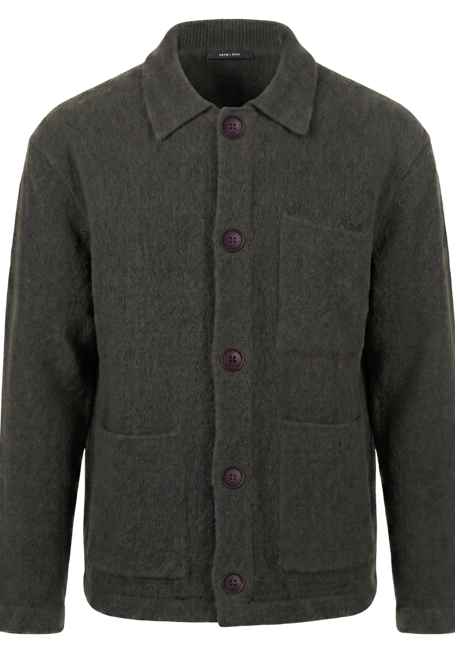Zero Strickjacke »Herren mit aufgesetzter Brusttasche« Knopfleiste