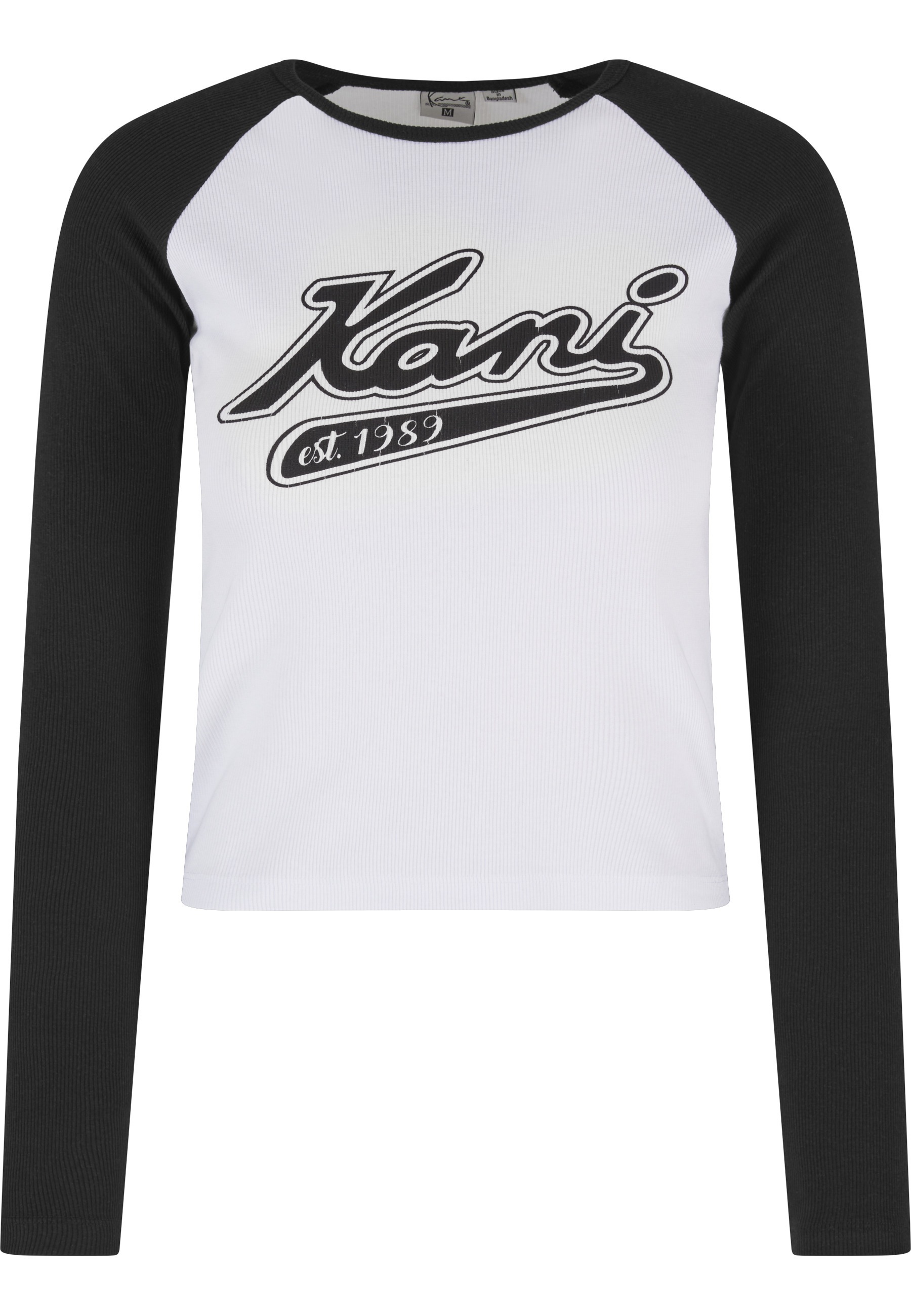 Karl Kani T-Shirt "Karl Kani Damen KW241-043-3 KK Varsity Crop Block Rib Ls günstig online kaufen