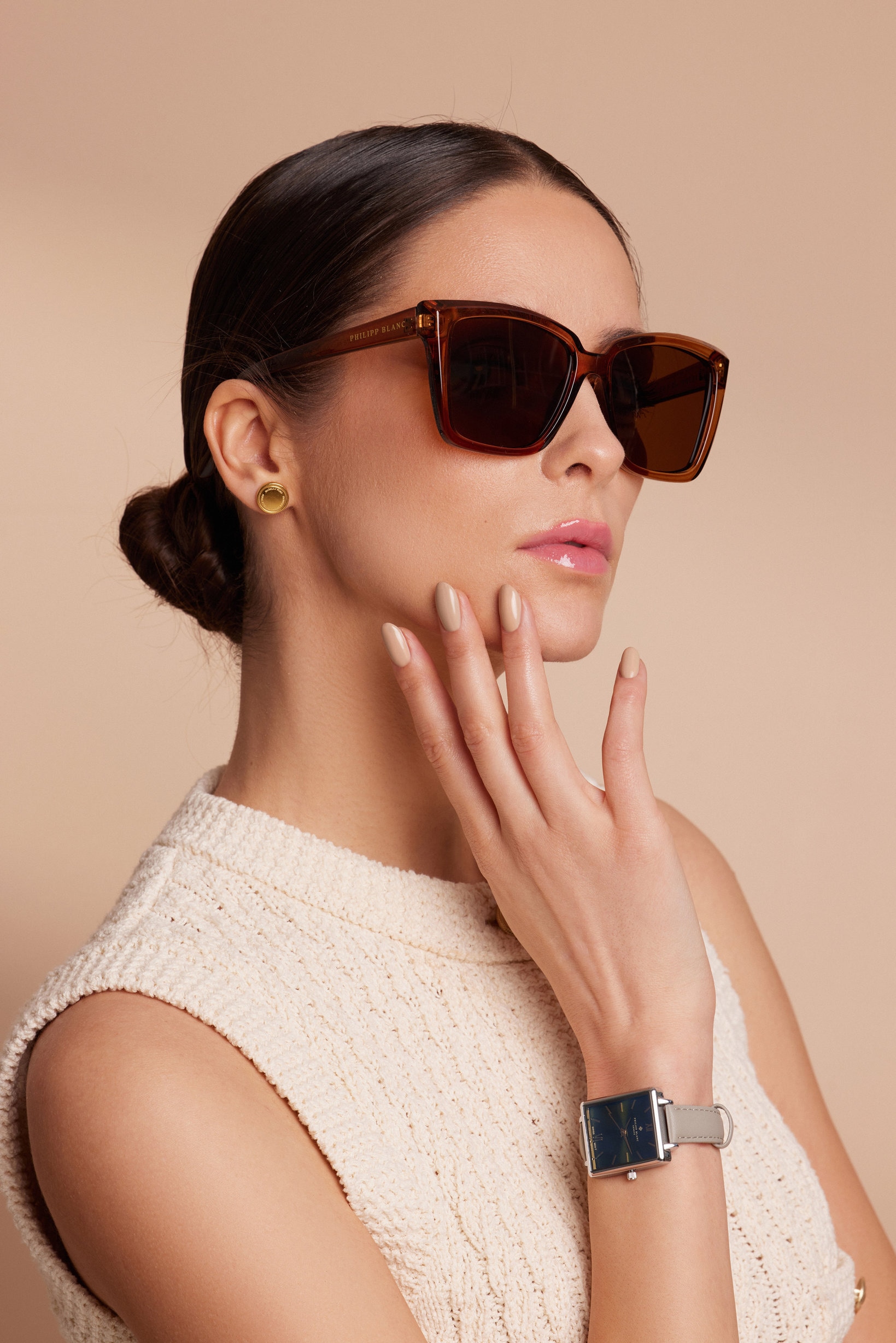 PHILIPP BLANC Sonnenbrille »PA17-02« Glas 0,74 mm, polarisierte Gläser, UV400, CAT3.0