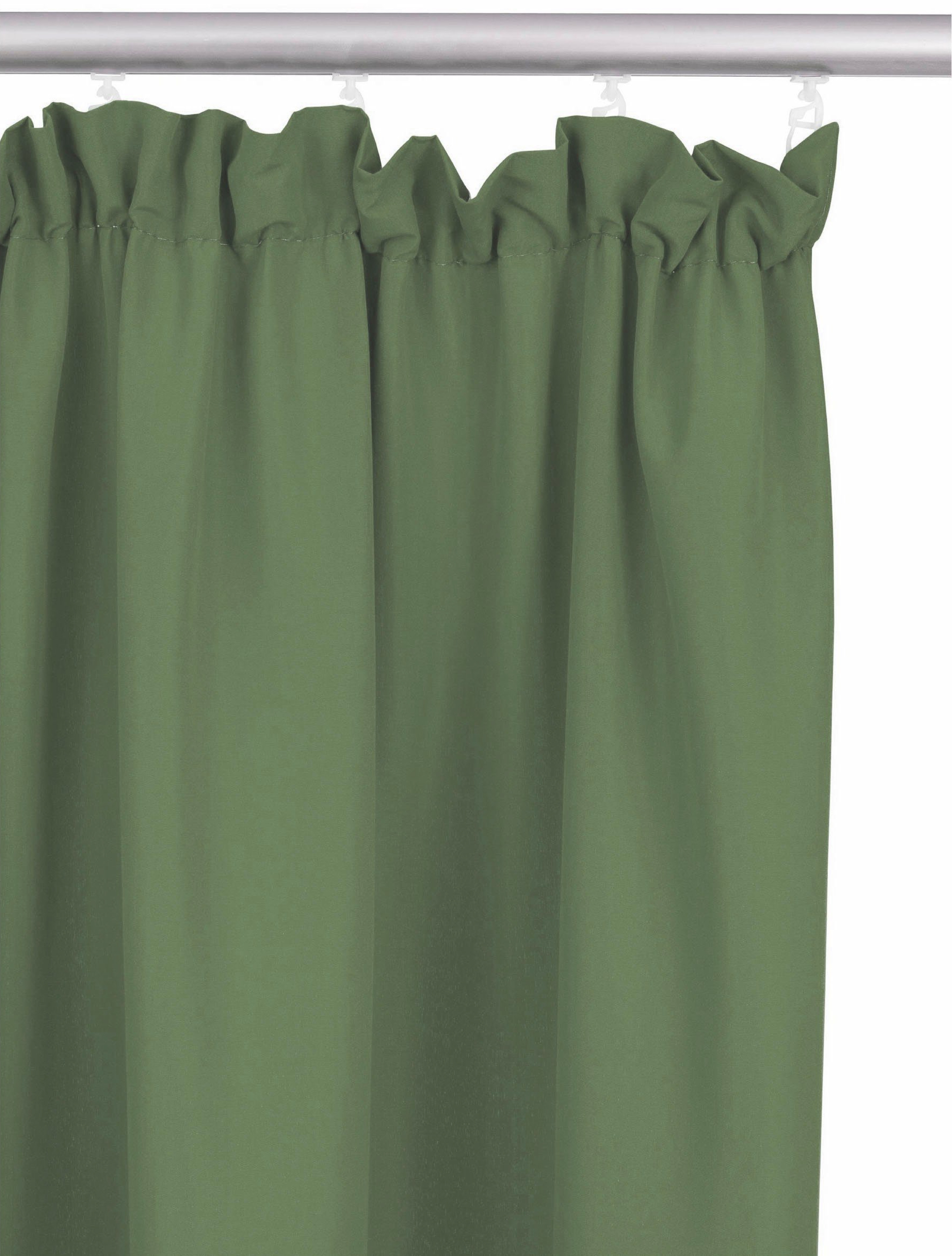 Thumbnail - Bruno Banani Vorhang "Lagan" Kräuselband 2 Stk. tlg. 2-er Set, gewebt, Microfaser, versch. Größen, einfarbig, Bestseller