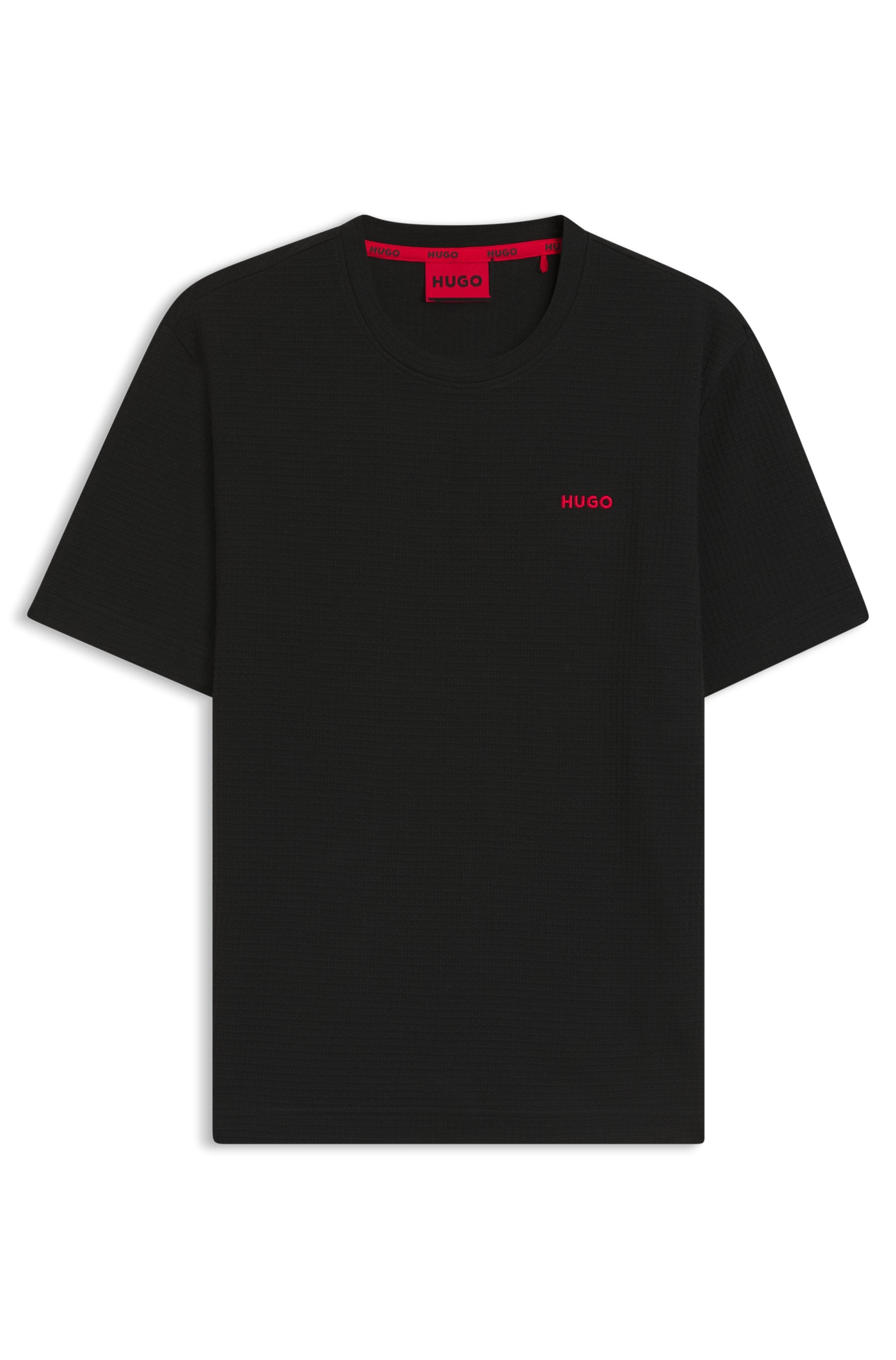 HUGO Underwear T-Shirt »,Austin T-Shirt«, Waffelstruktur und Logo-Stickerei
