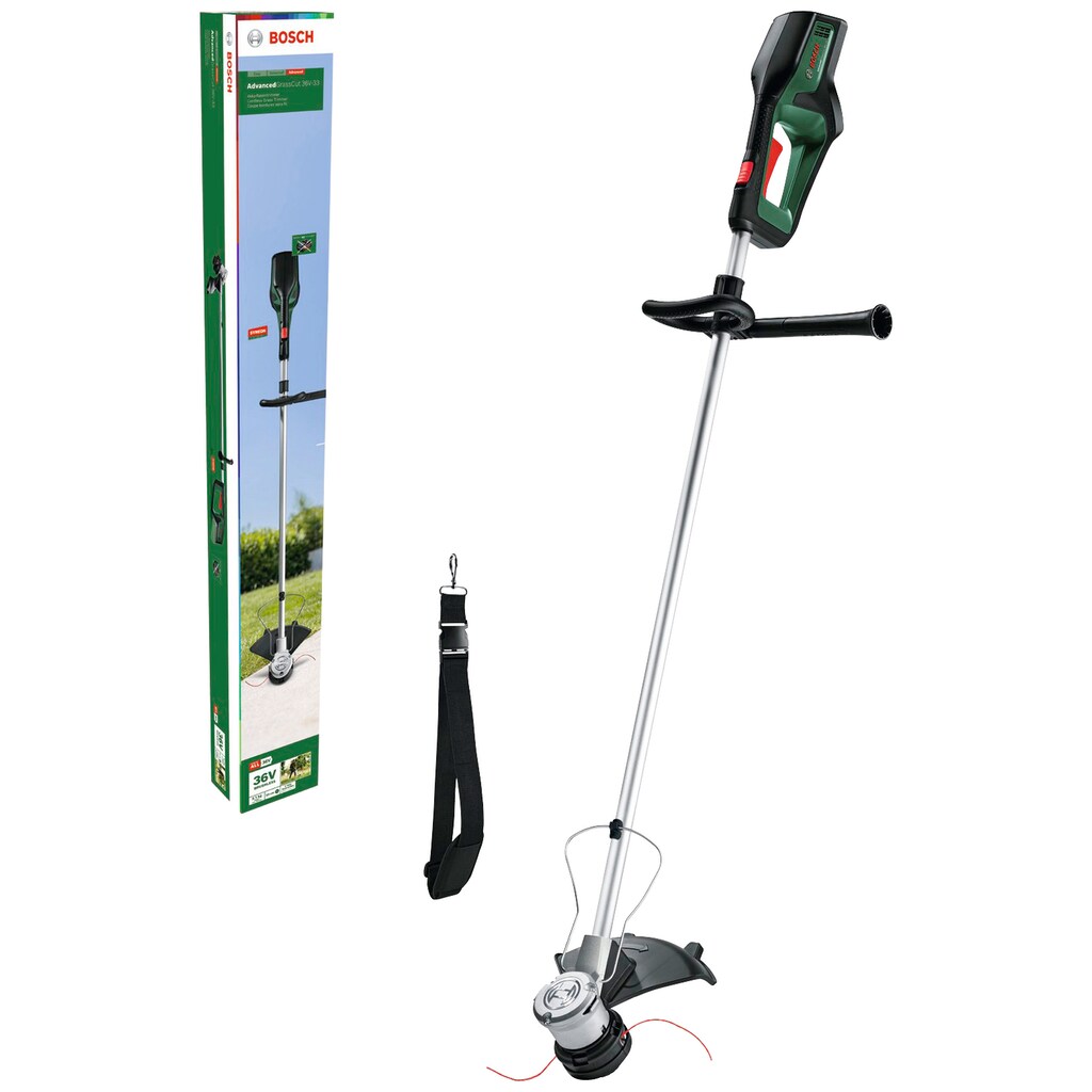 Bosch Home & Garden Akku-Rasentrimmer »AdvancedGrassCut 36V-33«, ohne Akku und Ladegerät