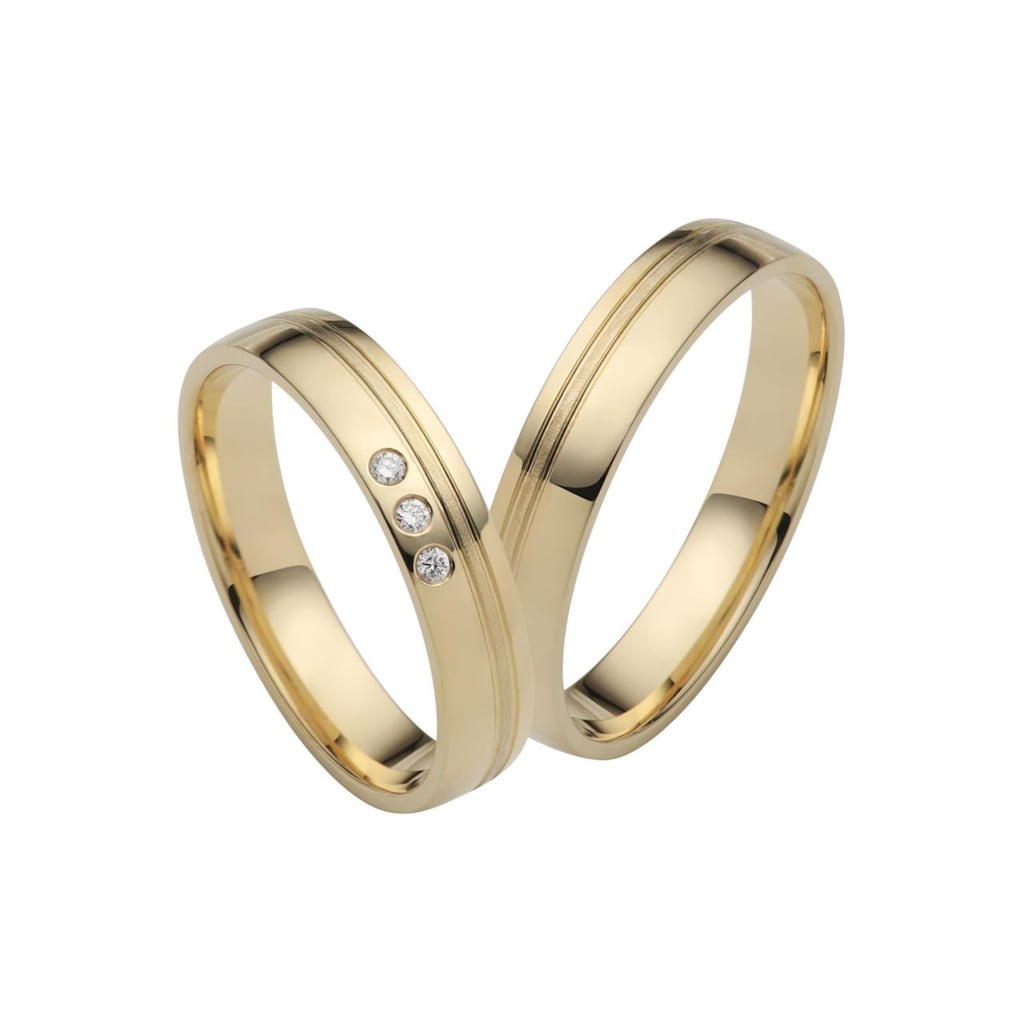 Firetti Trauring »Schmuck Geschenk Gold 750 Hochzeit Ehering "LIEBE"«