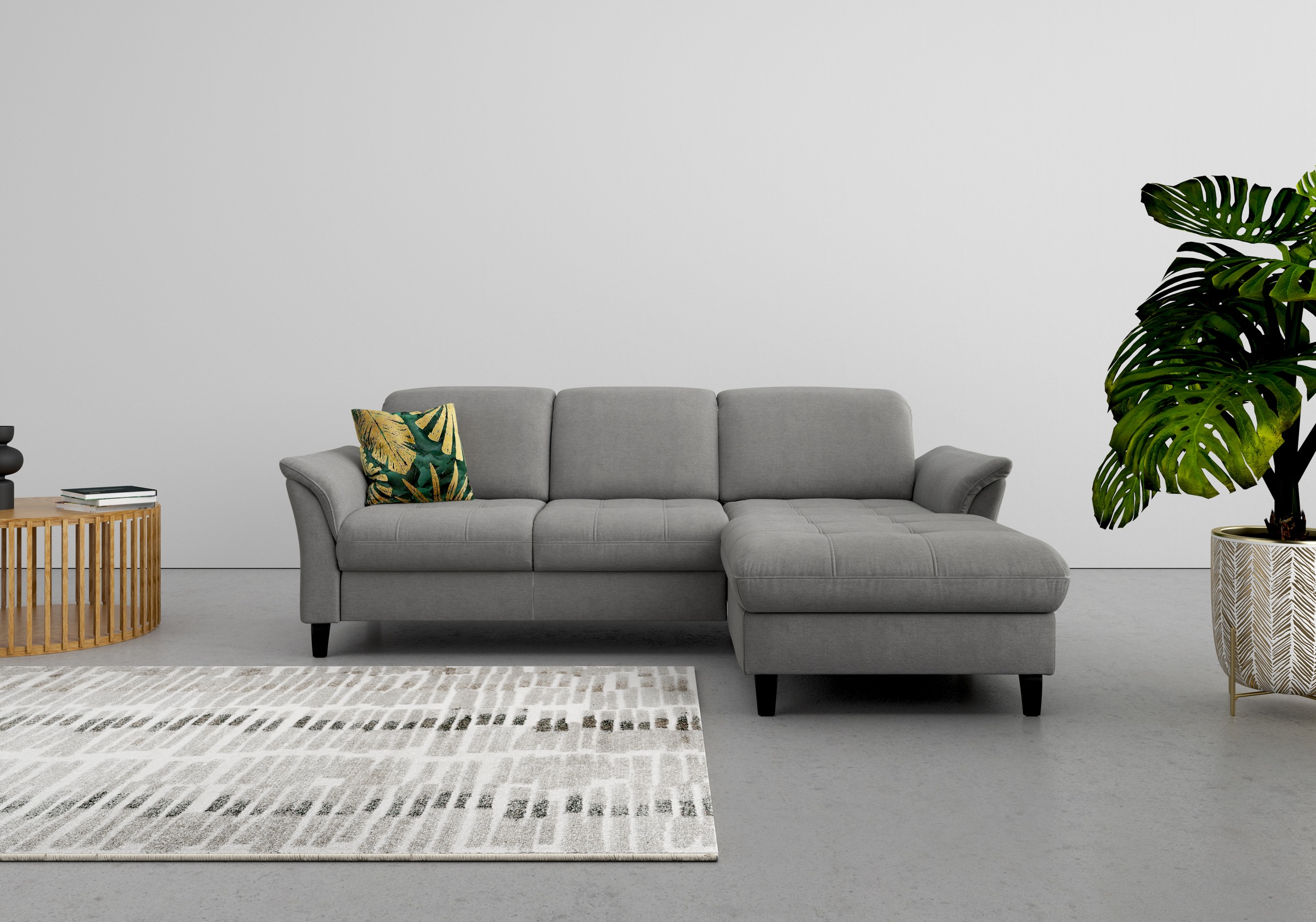 Sit & More Maggiore Ecksofa Grau 258x173cm 4