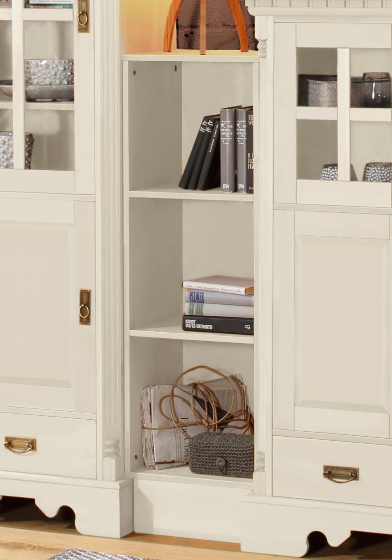 Home affaire Regal »Milan« Höhe 128 cm, Massivholz, FSC®-zertifiziert