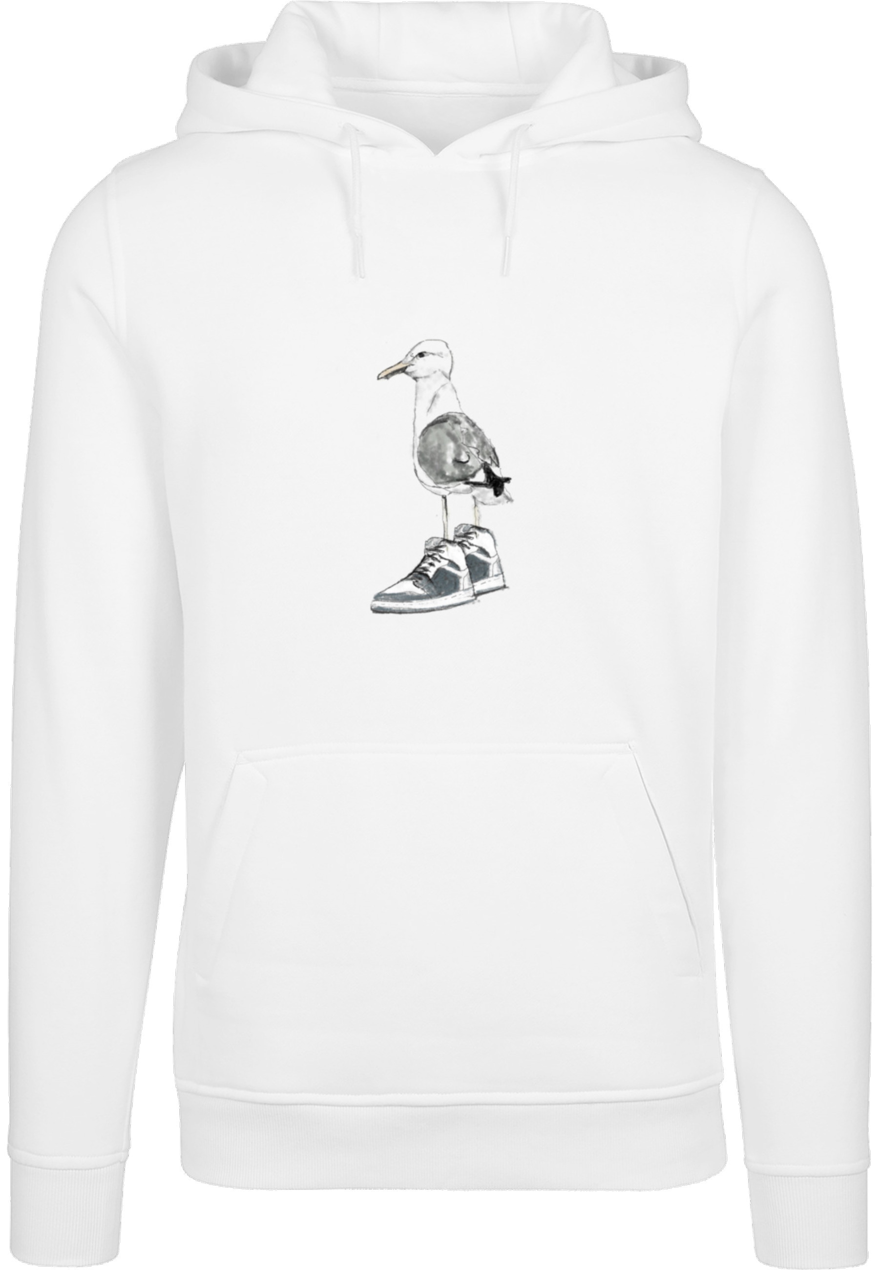 MisterTee Kapuzenpullover "MisterTee Herren Seagull Sneakers Hoody" 1 Stk. günstig online kaufen