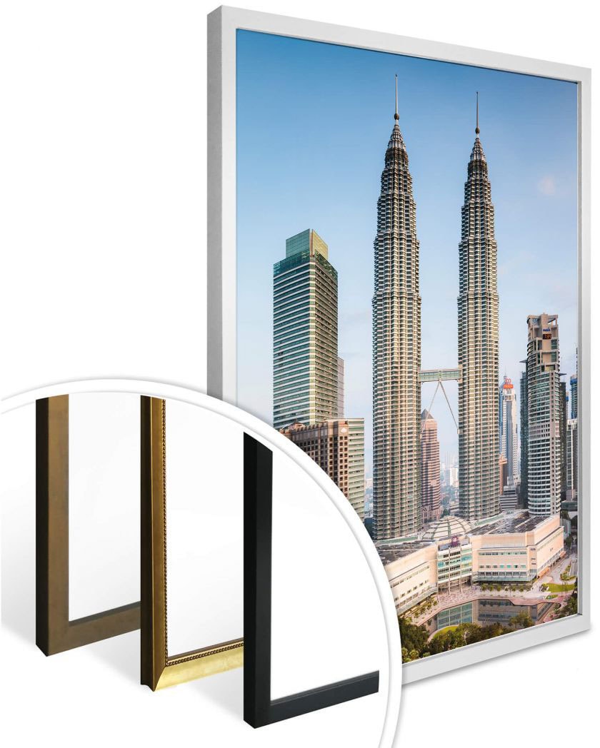 BAUR Wandbild, Wandposter St.), Wall-Art (1 Lumpur«, Gebäude, Bild, | Poster, »Petronas Poster bestellen Towers Kuala