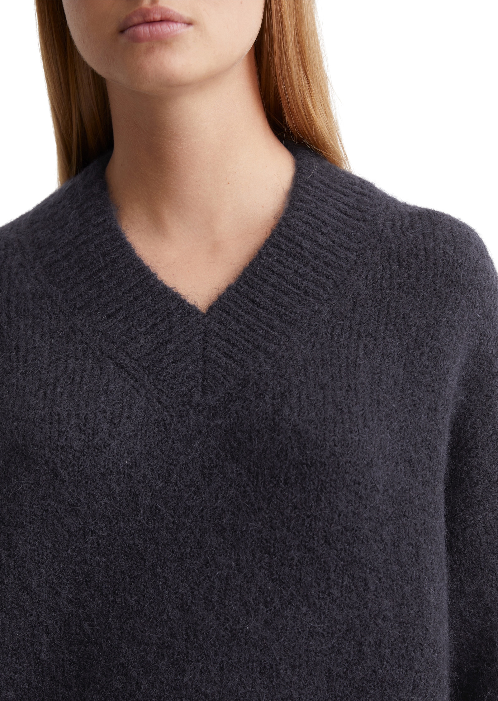 Marc O'Polo DENIM Strickpullover »aus kuscheligem Schurwolle-Mohair-Mix«