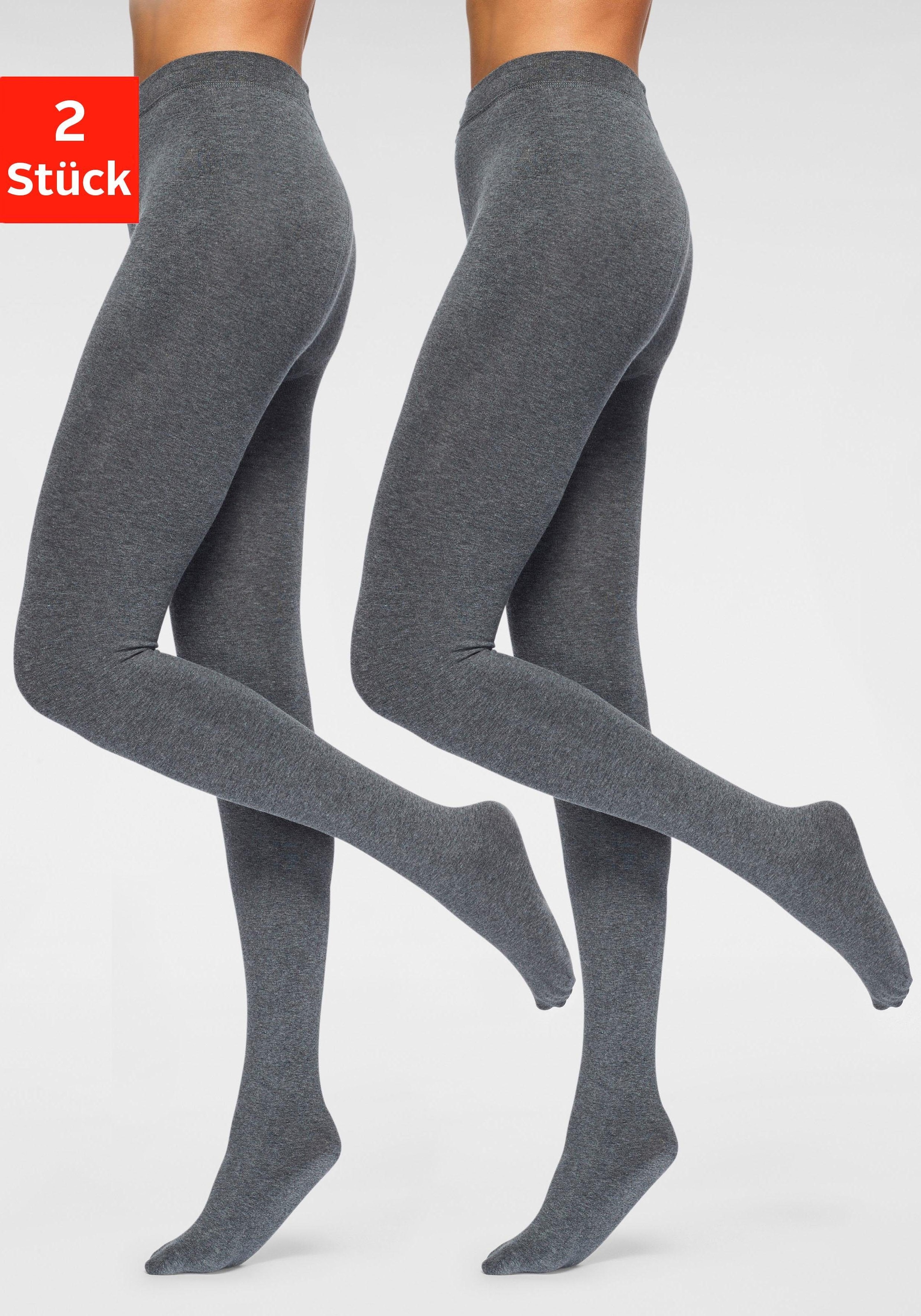 Lavana Thermostrumpfhose Packung, 2 Stk. mit angerauter Innenseite