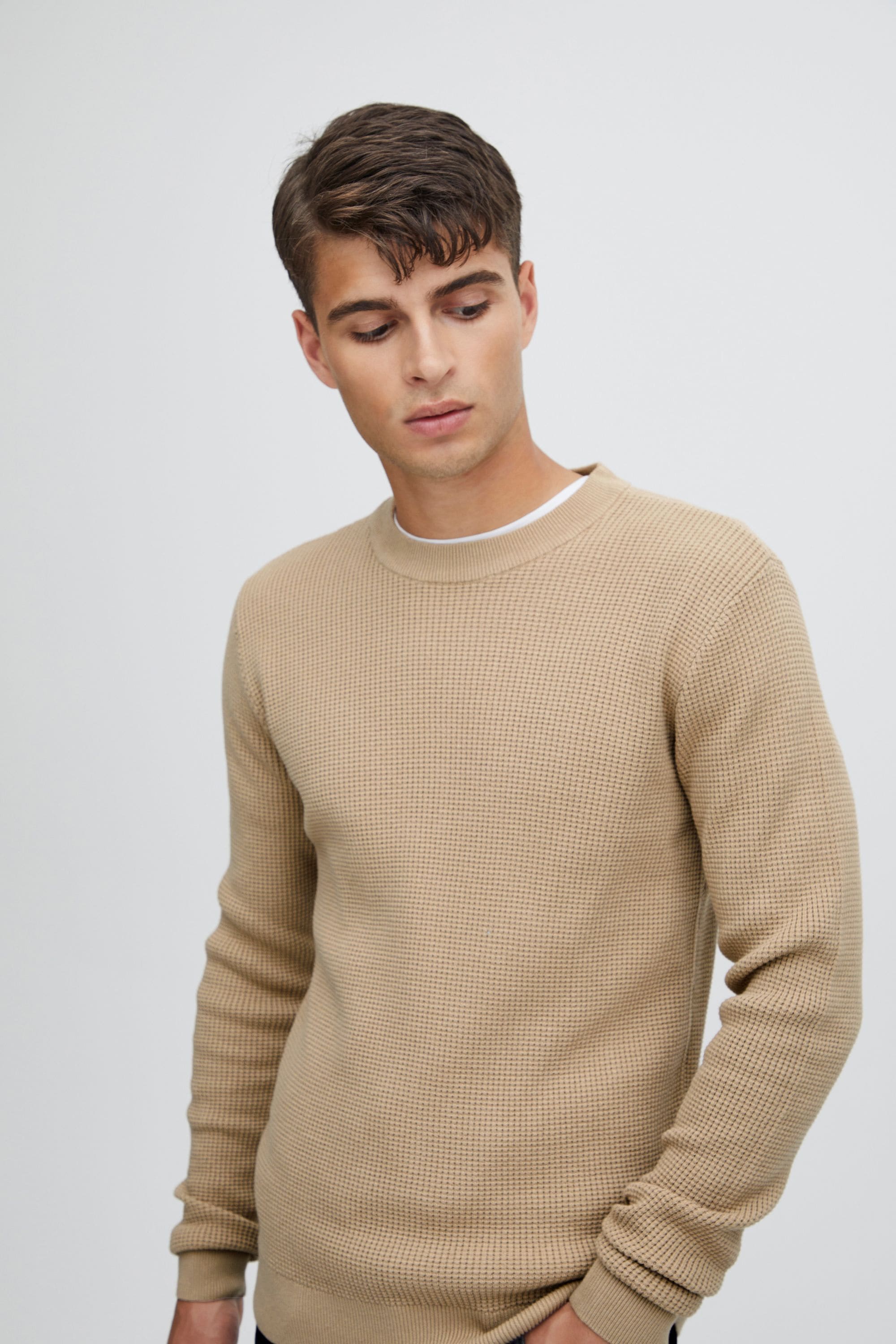 Casual Friday Strickfleece-Pullover »Strickpullover CFKarlo«