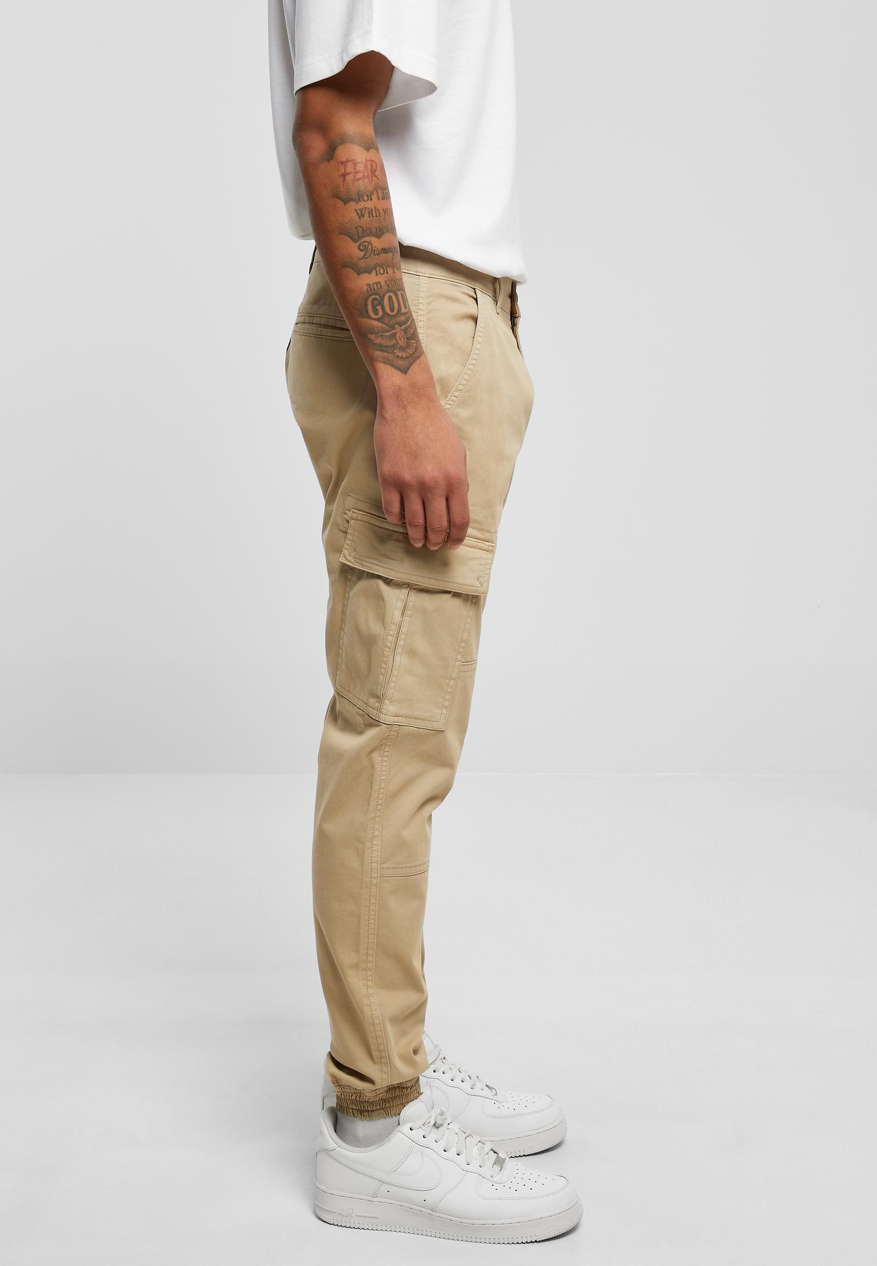 URBAN CLASSICS Cargohose »Urban Classics Herren Washed Cargo Twill Jogging Pants«, (1 tlg.)