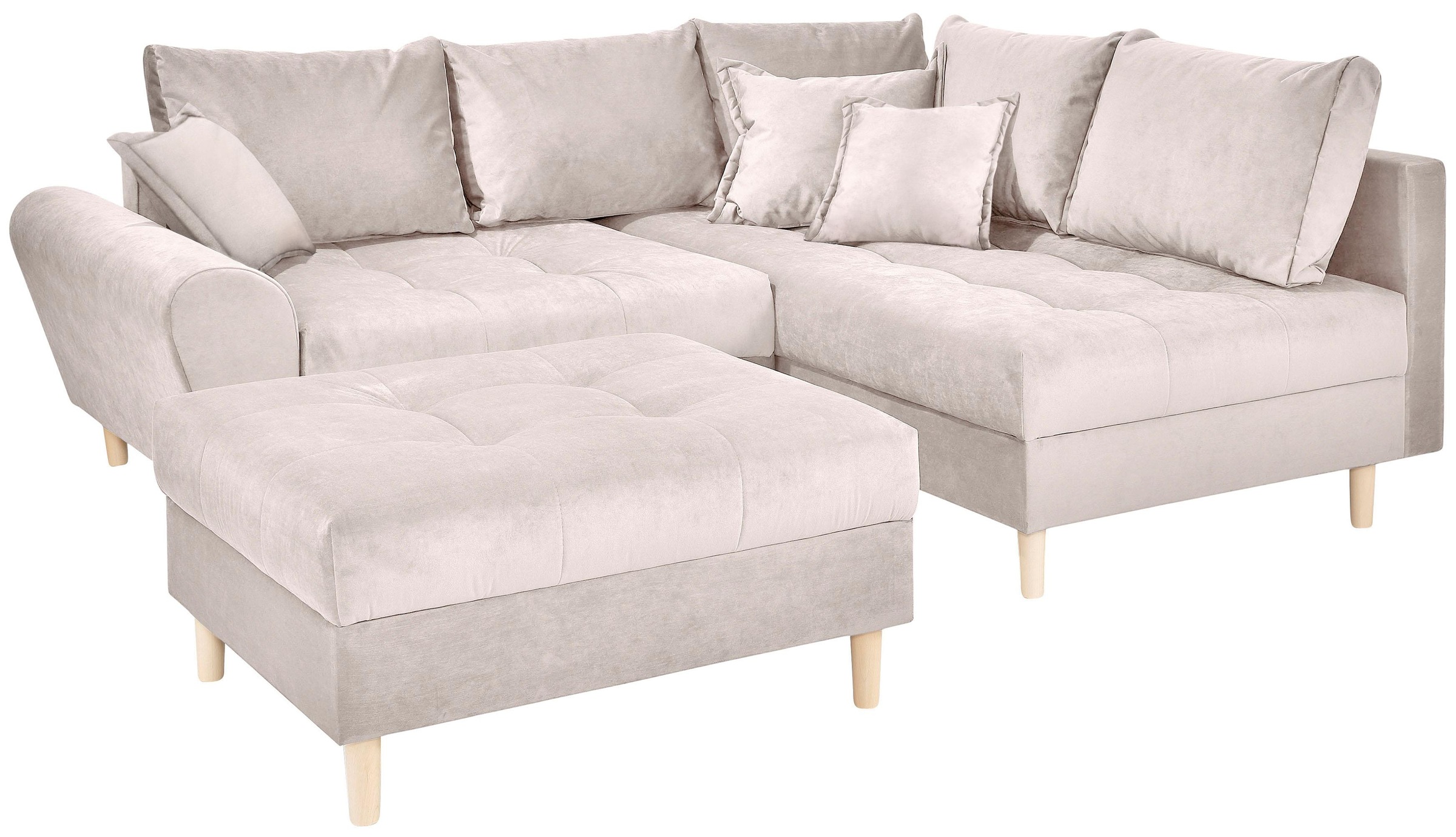 Home affaire Ecksofa "Rice L-Form, B: 223 cm - OTTO. Verlässliche Qualität. günstig online kaufen