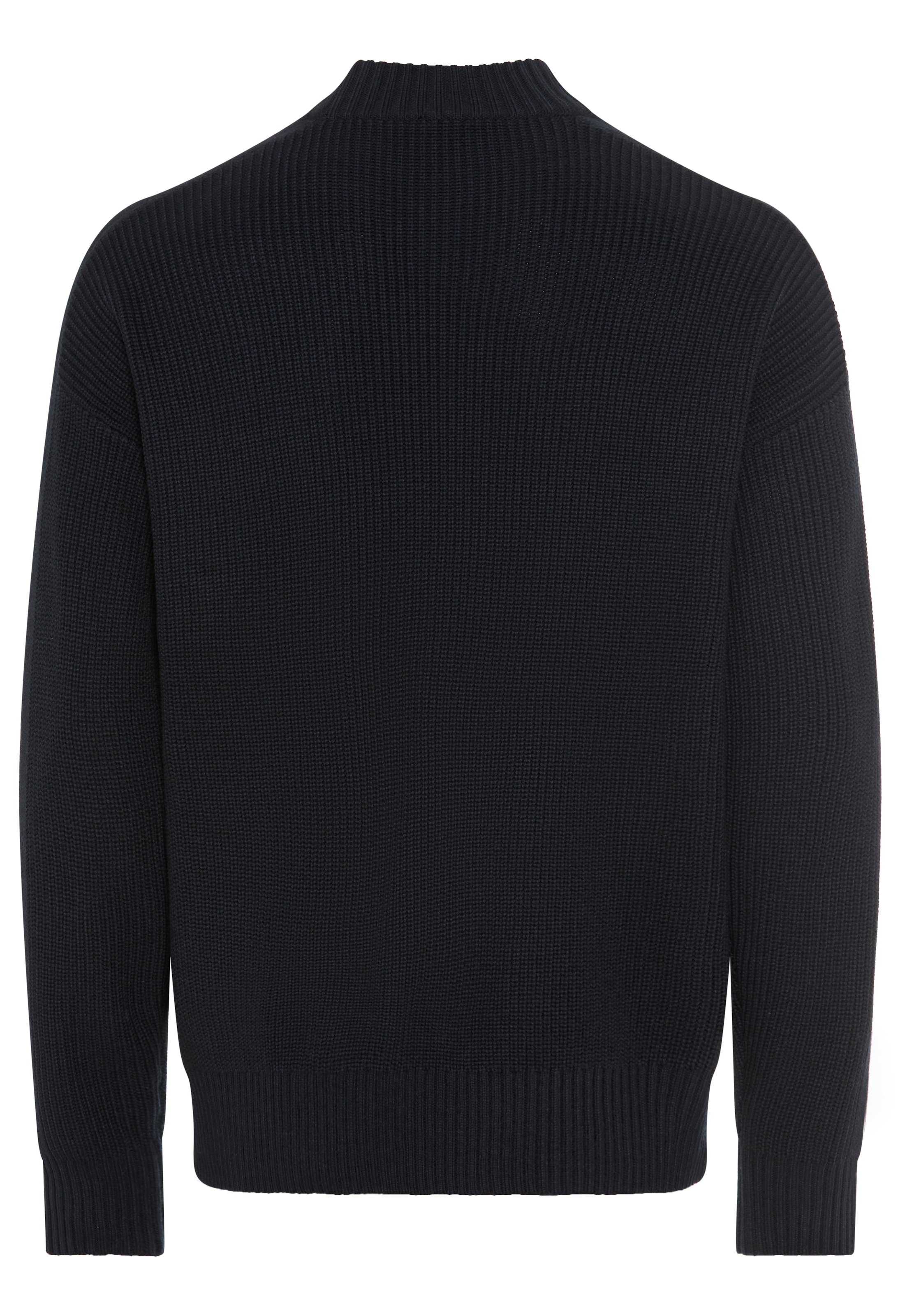 BOSS ORANGE Strickpullover »Andern«, Rundhalsausschnitt, relaxed fit, Strickmix