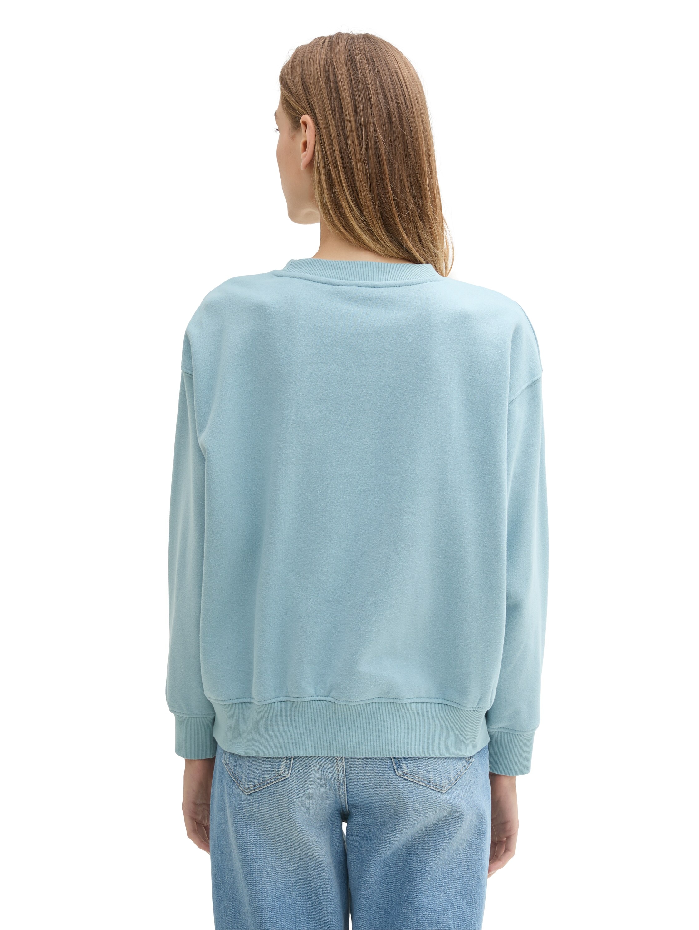 TOM TAILOR Denim Sweatshirt, mit Schriftzug