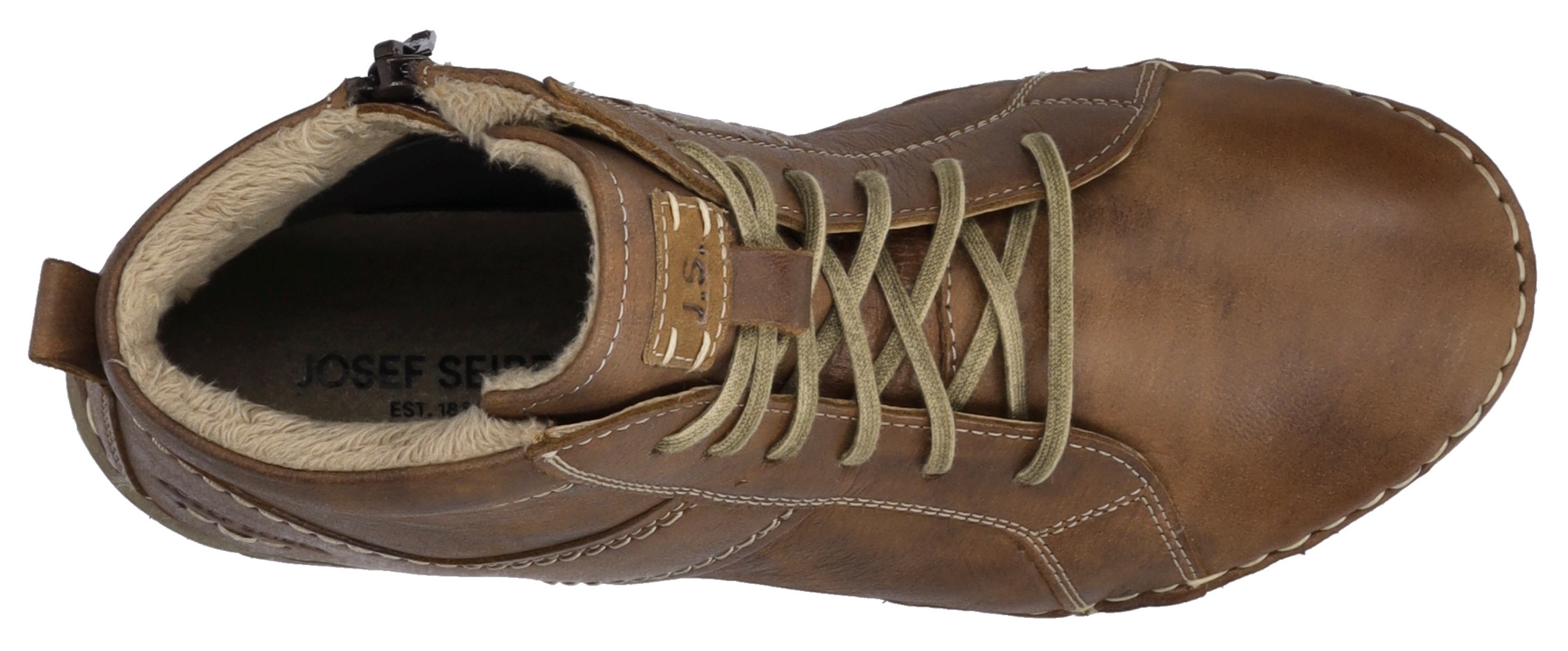 Thumbnail - Josef Seibel Schnürstiefelette "Felicia 01", Schnürboots, Sneaker, Freizeitschuh mit modischer Ziernaht