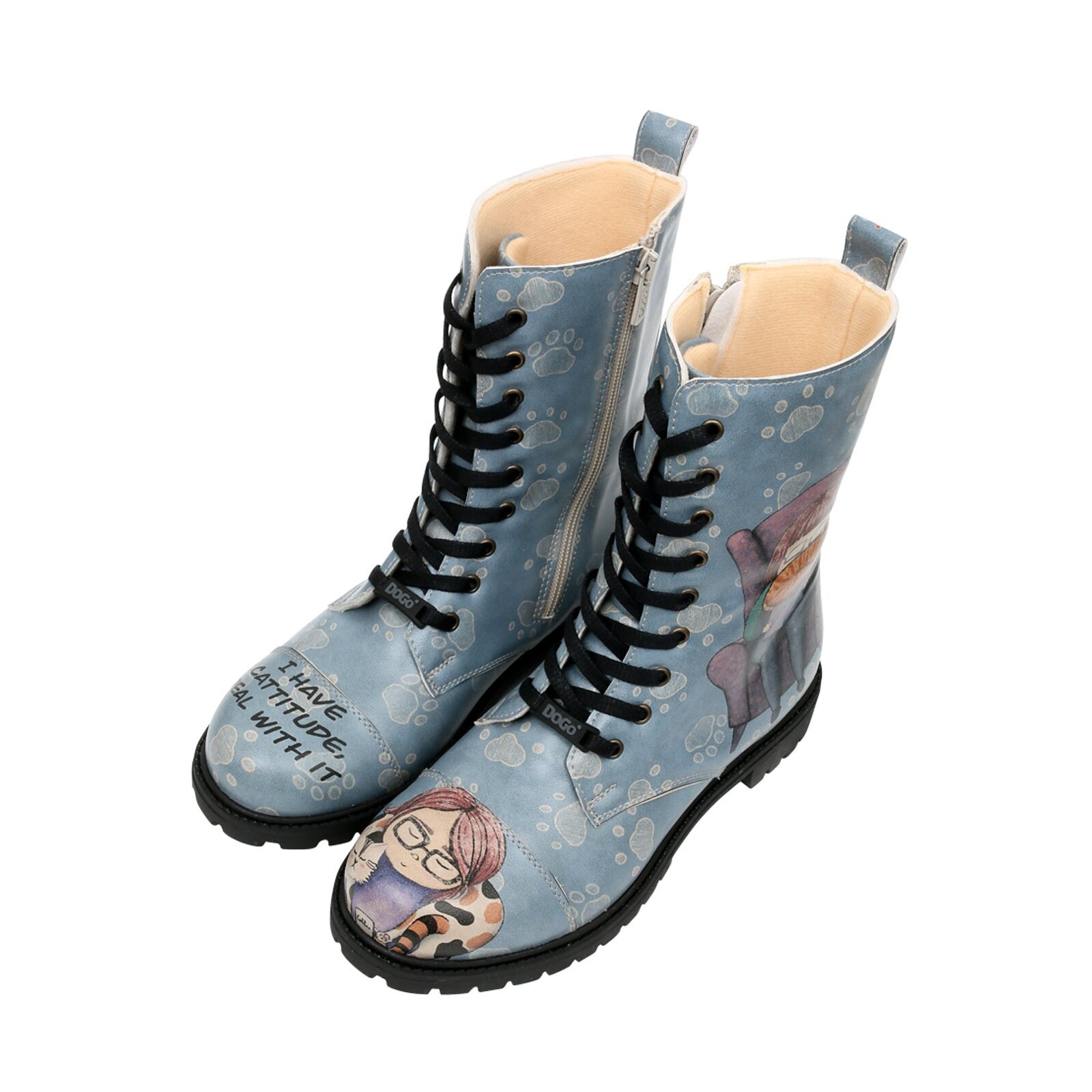 DOGO Schnürboots "Damen Zipsy Damen Boots Vegan Damen Stiefel / Female", Ve günstig online kaufen
