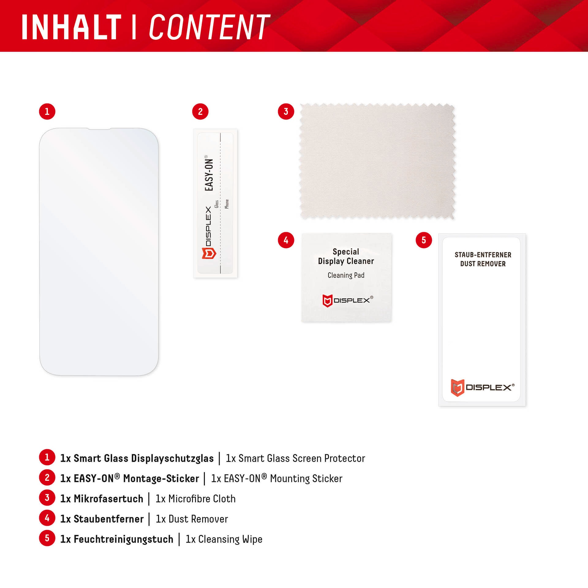 Displex Displayschutzfolie »Smart Glass Samsung Galaxy A54 5G«