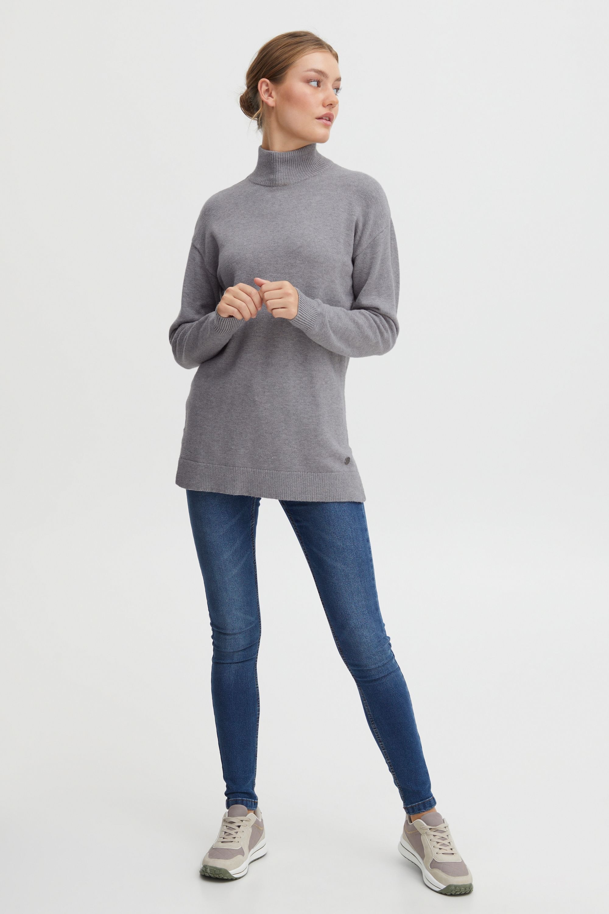 OXMO Strickfleece-Pullover »Strickpullover OXRatina«