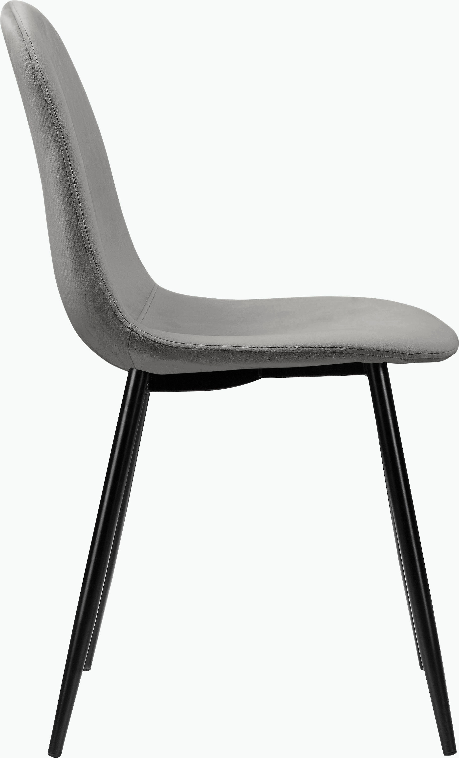 Leonique Essgruppe »Eadwine, TOPSELLER! Tisch plus 4 Stühle, Sitzgruppe«, (Set, 5 tlg., Esstisch plus 4 Esszimmerstühle), bestehend aus Esstisch 160 cm und 4 Esszimmerstühlen, Polsterstühlen