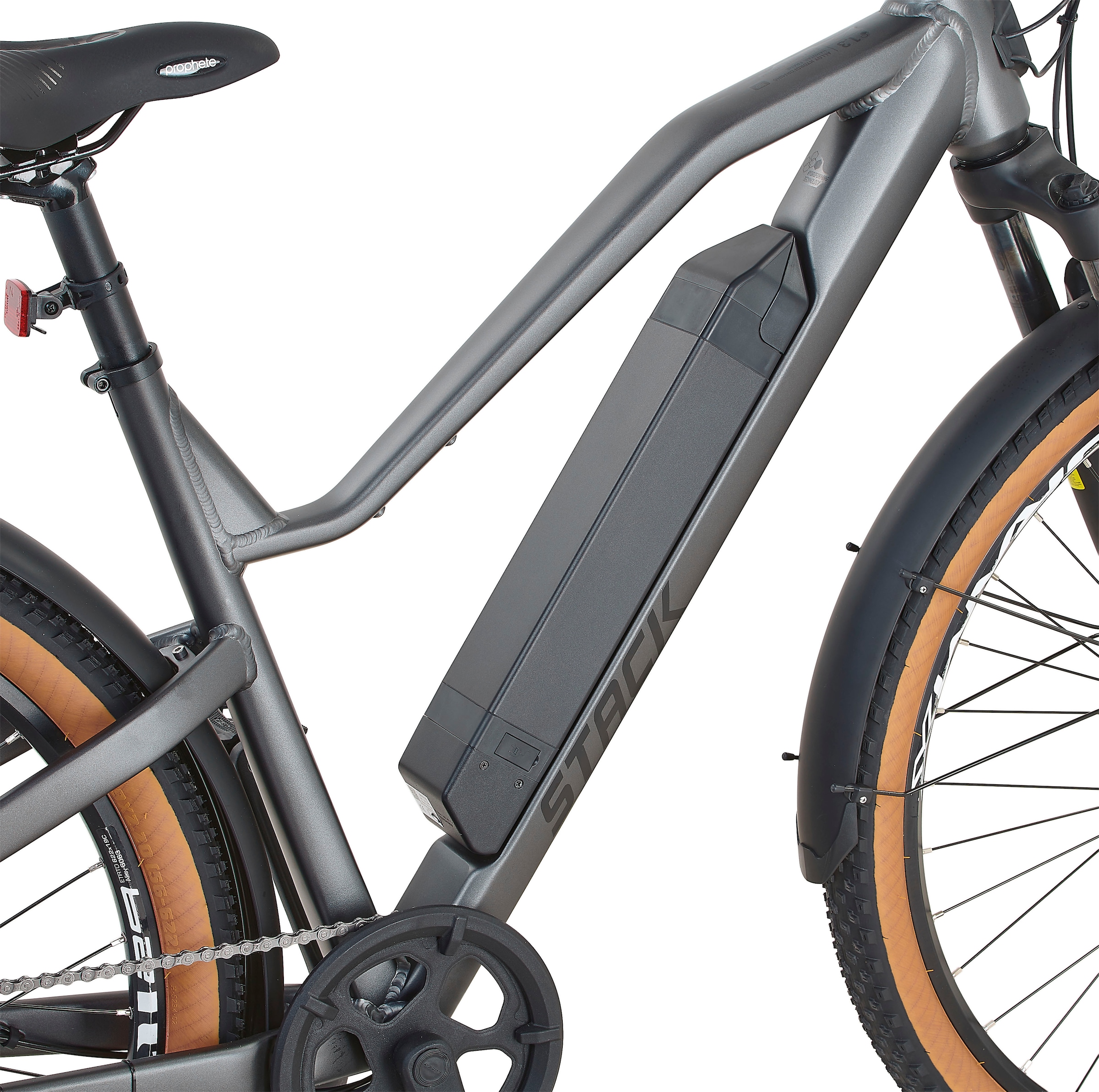 Prophete E-Bike »Stack 1.3«, 8 Gang, Shimano, Acera, Heckmotor 250 W, Pedelec, Elektrofahrrad für Herren