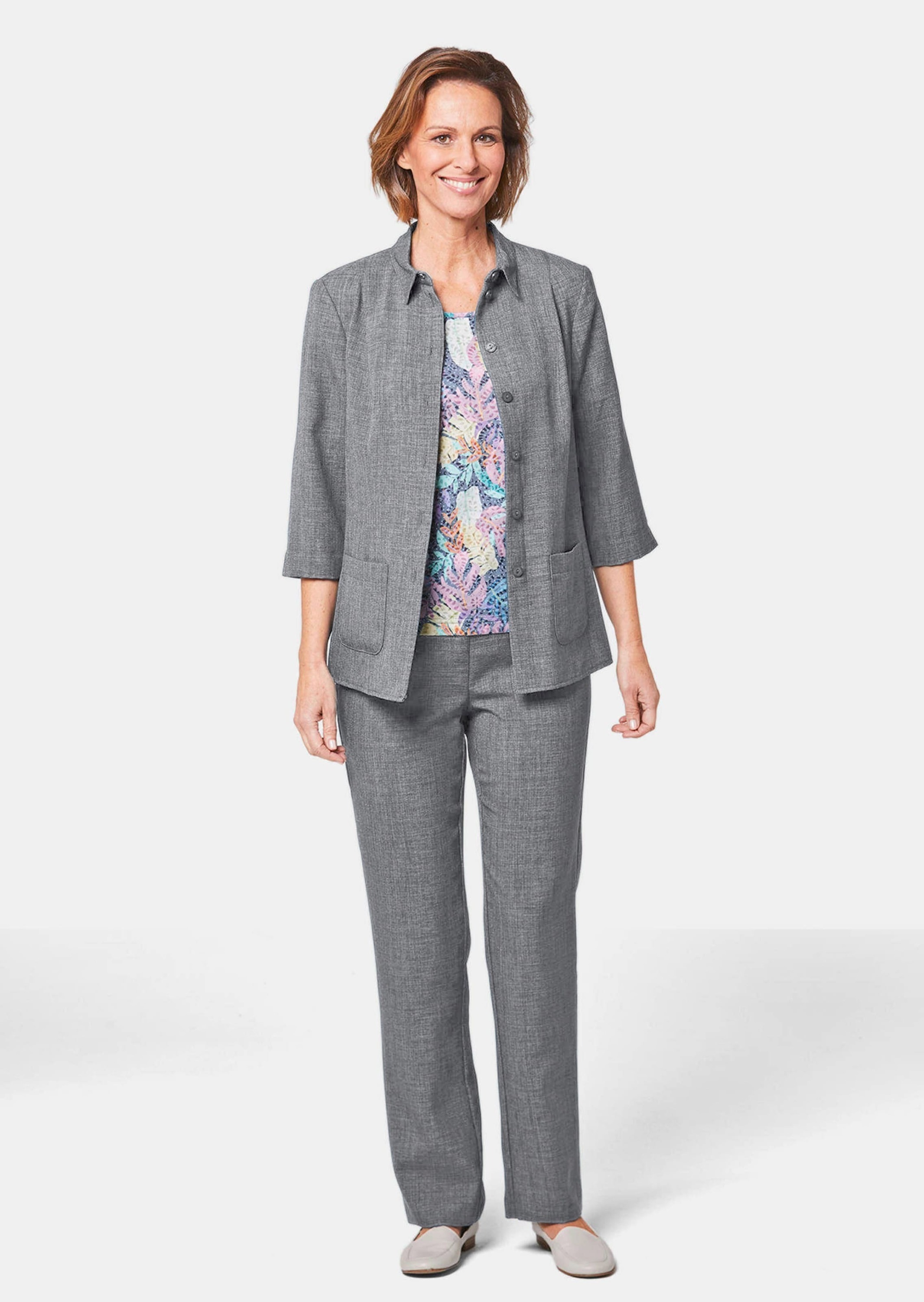 GOLDNER 2-in-1-Kleid "Leichthosenanzug in Leinenoptik" Eingrifftaschen Lein günstig online kaufen