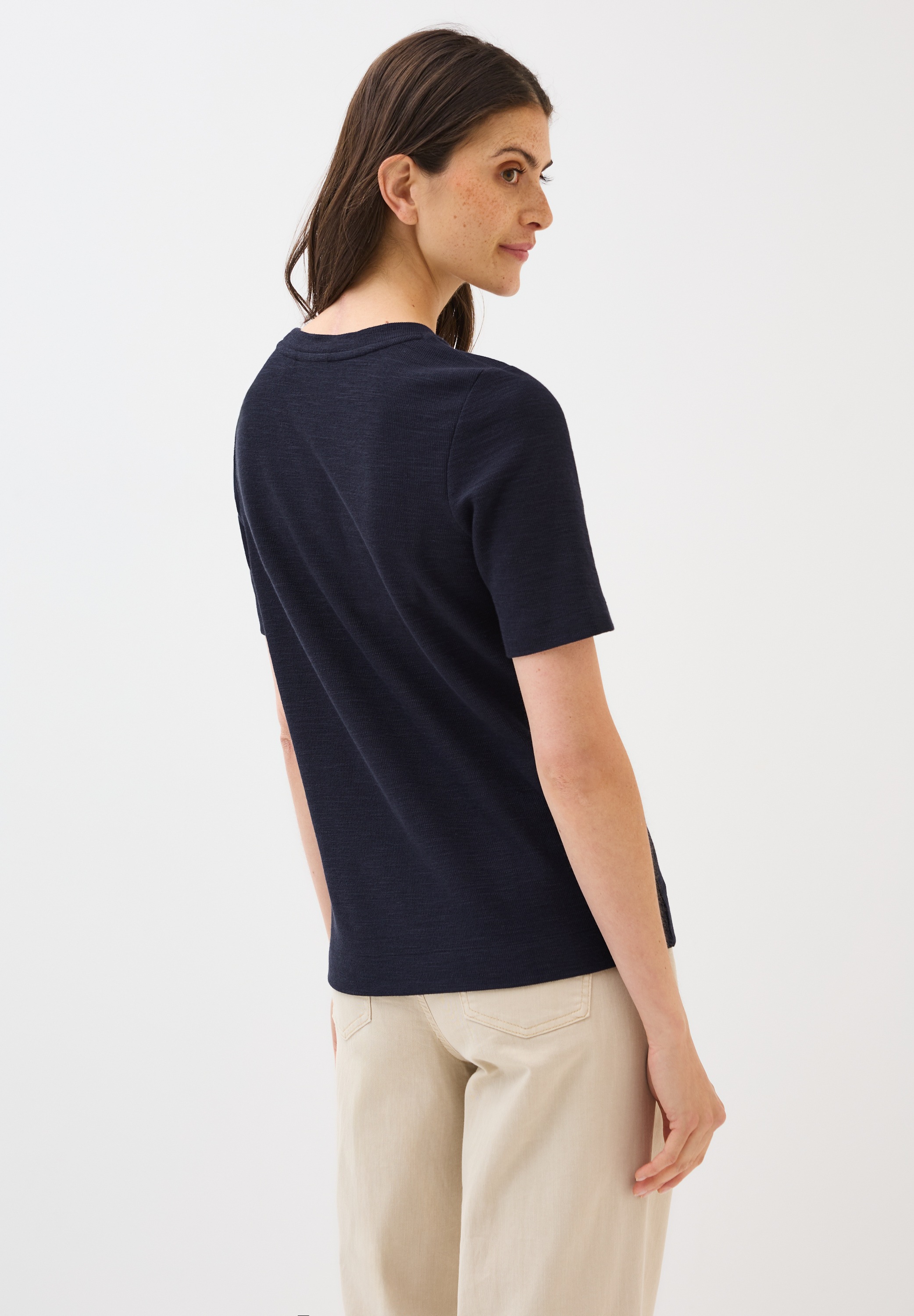Cecil T-Shirt, mit Knopf Details günstig online kaufen