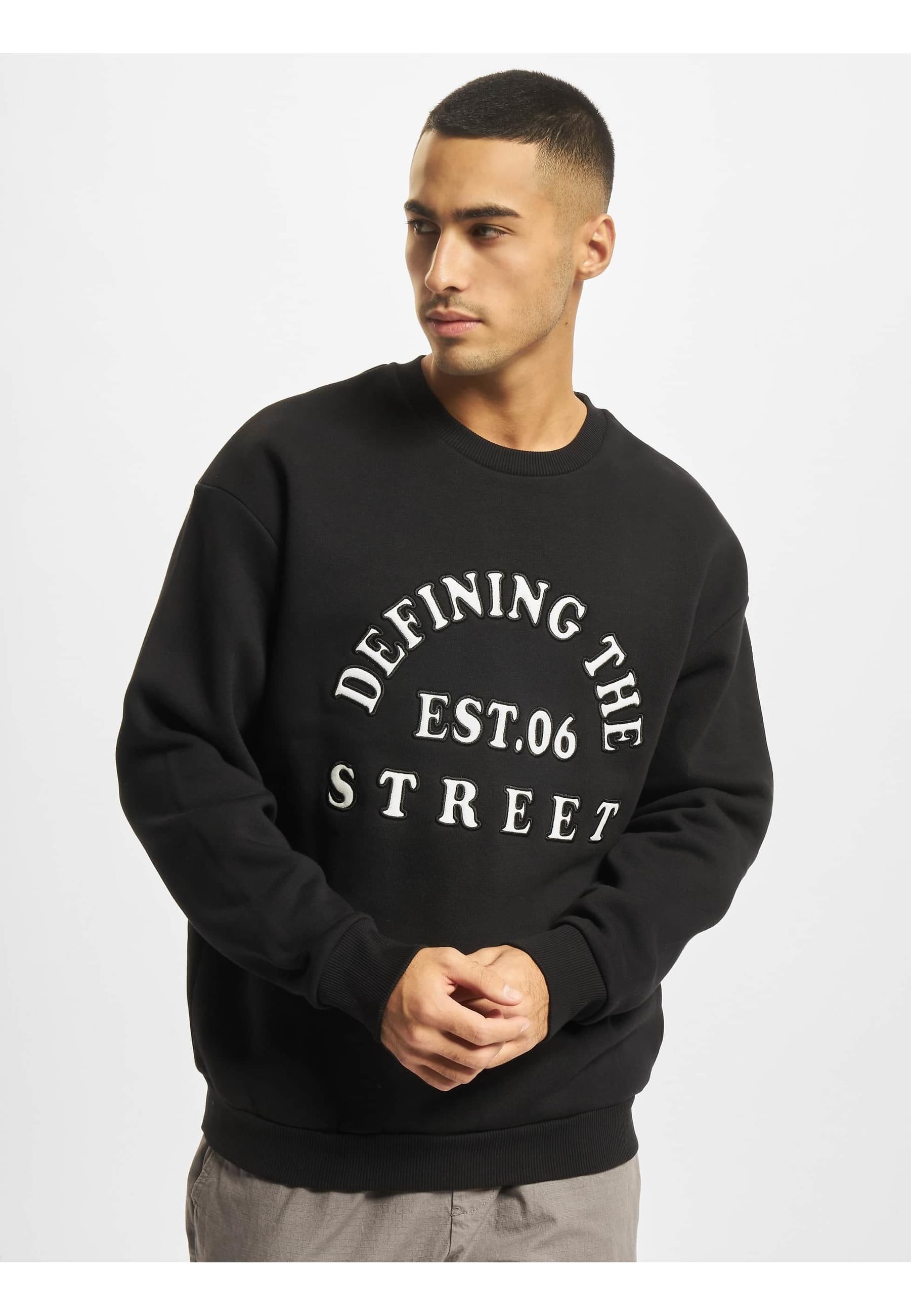 DEF Rundhalspullover »DEF Herren Defining Crewneck DFCN136«, (1 tlg.)
