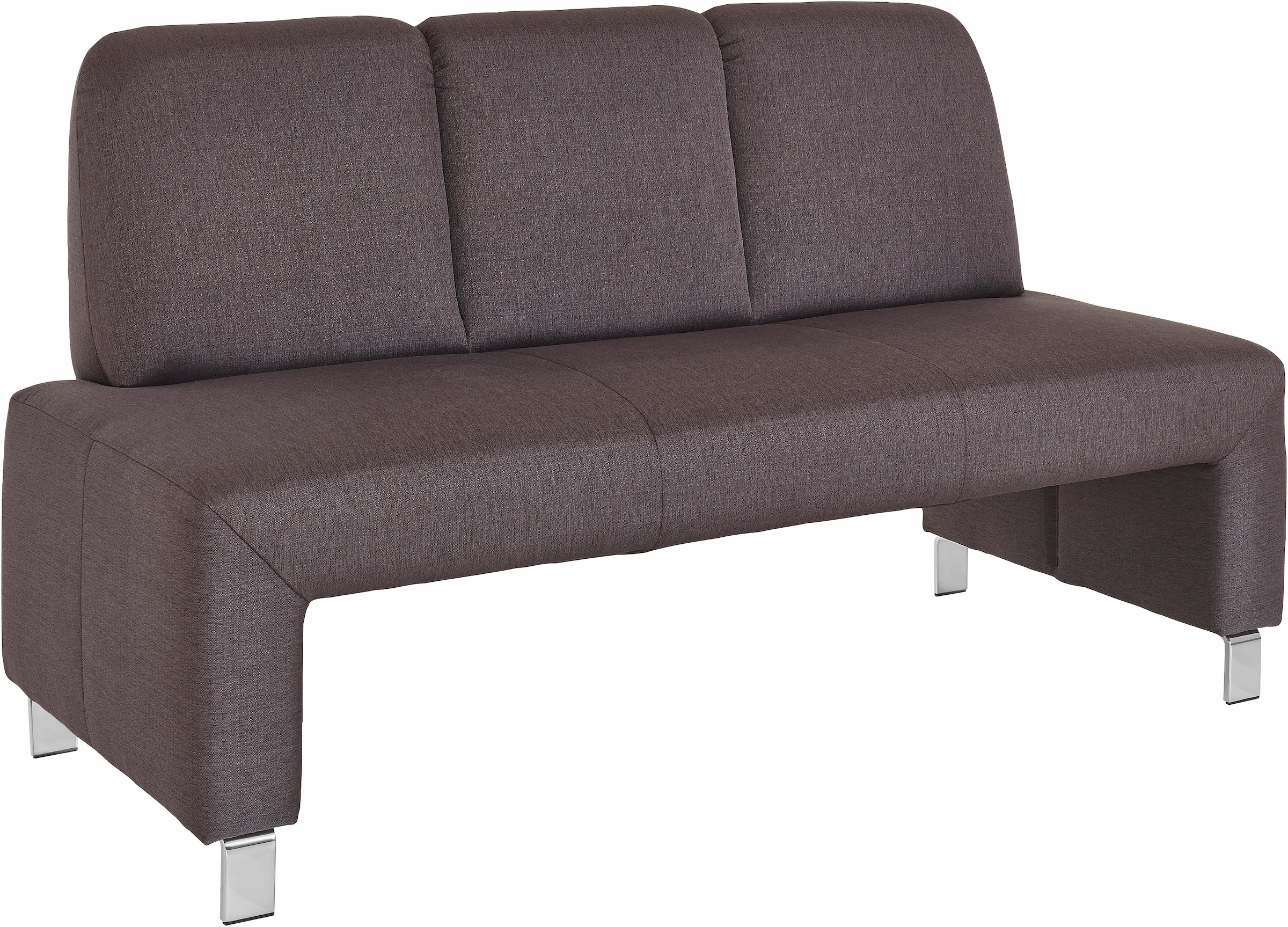 exxpo - sofa fashion 1100000002199 "Intenso, Sitzbank, Breite 162 cm, wahlweise in Leder oder Textil" hohe Bodenfreiheit, frei im Raum stellbar, hoher Sitzkomfort