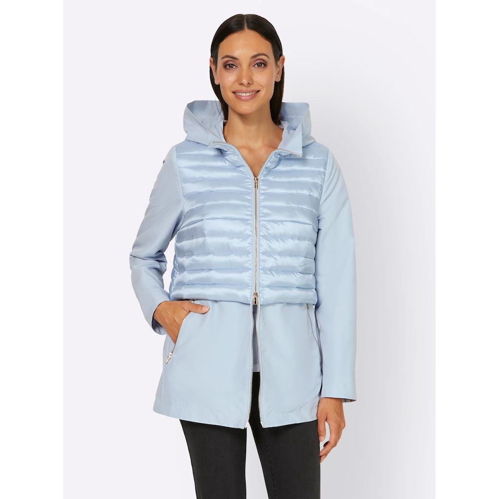 heine Steppjacke, mit Kapuze