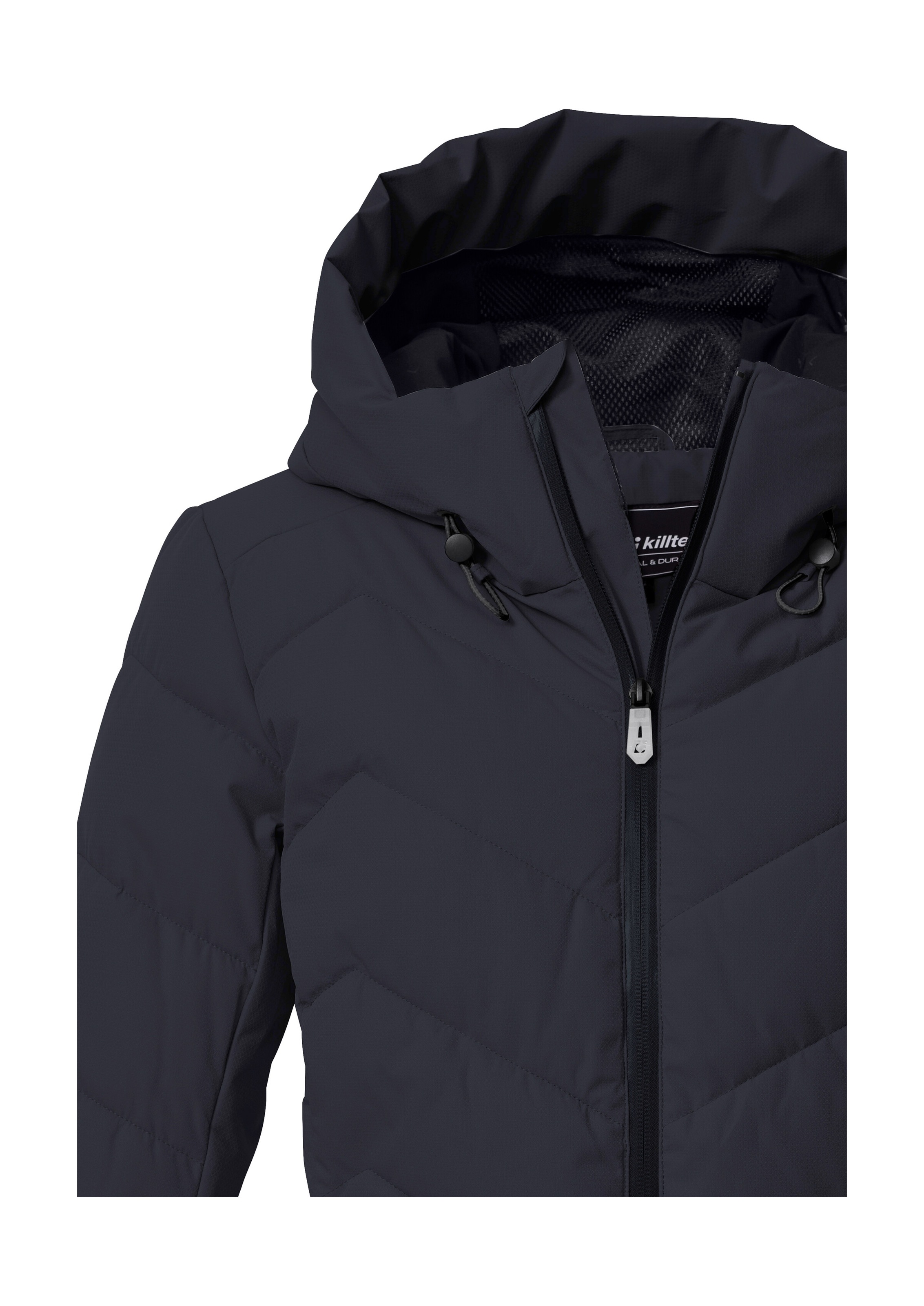 Killtec Skijacke »KSW 31 WMN SKI QLTD JCKT«, Winddichte, wasserabweisende Skijacke mit Daunenoptik und Schneefang