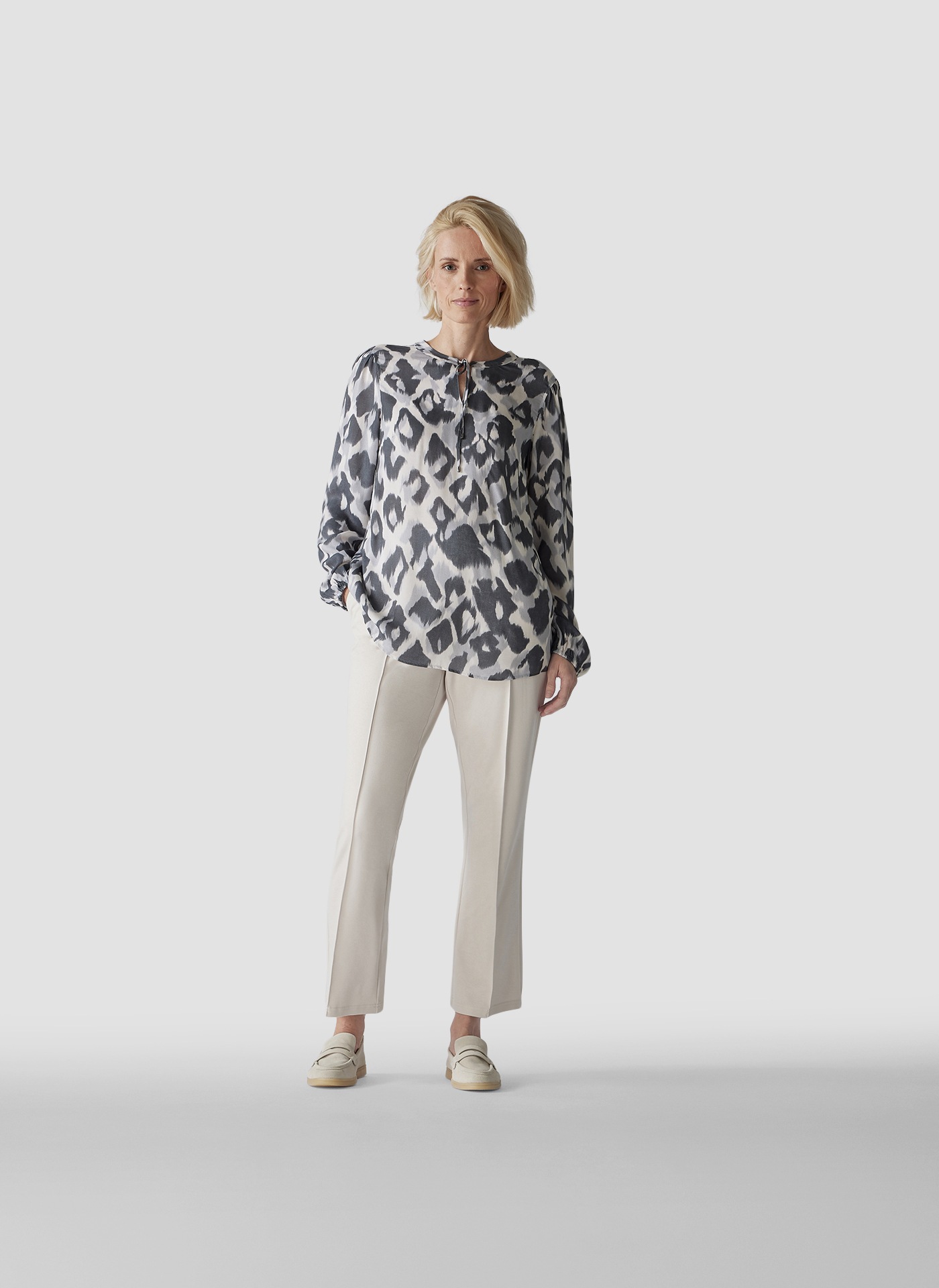 LeComte Klassische Bluse »LeComte Bluse mit angesagtem Animalprint«