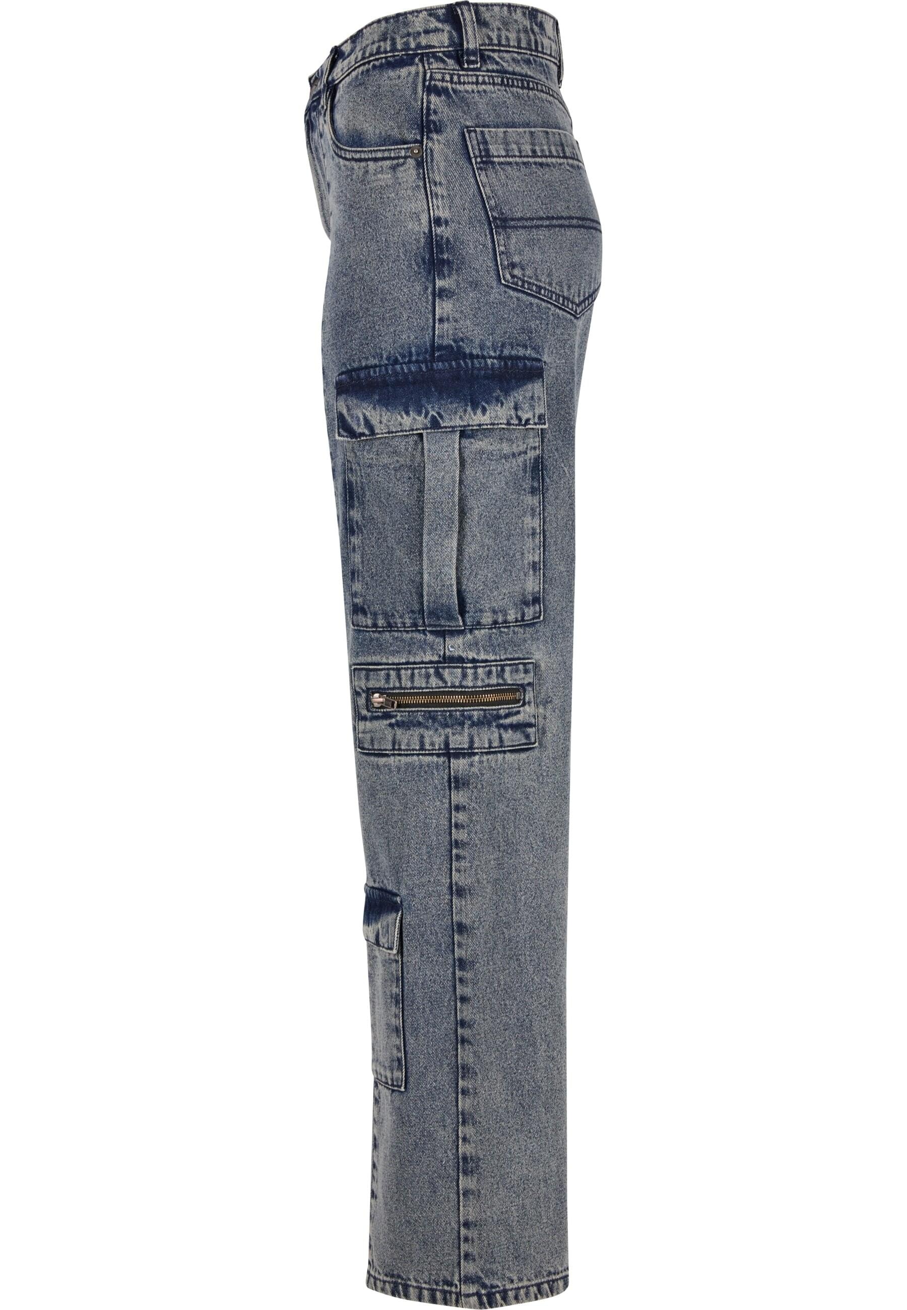 URBAN CLASSICS Cargohose »Urban Classics Ladies Loose Utility Denim Pants«, (1 tlg.)