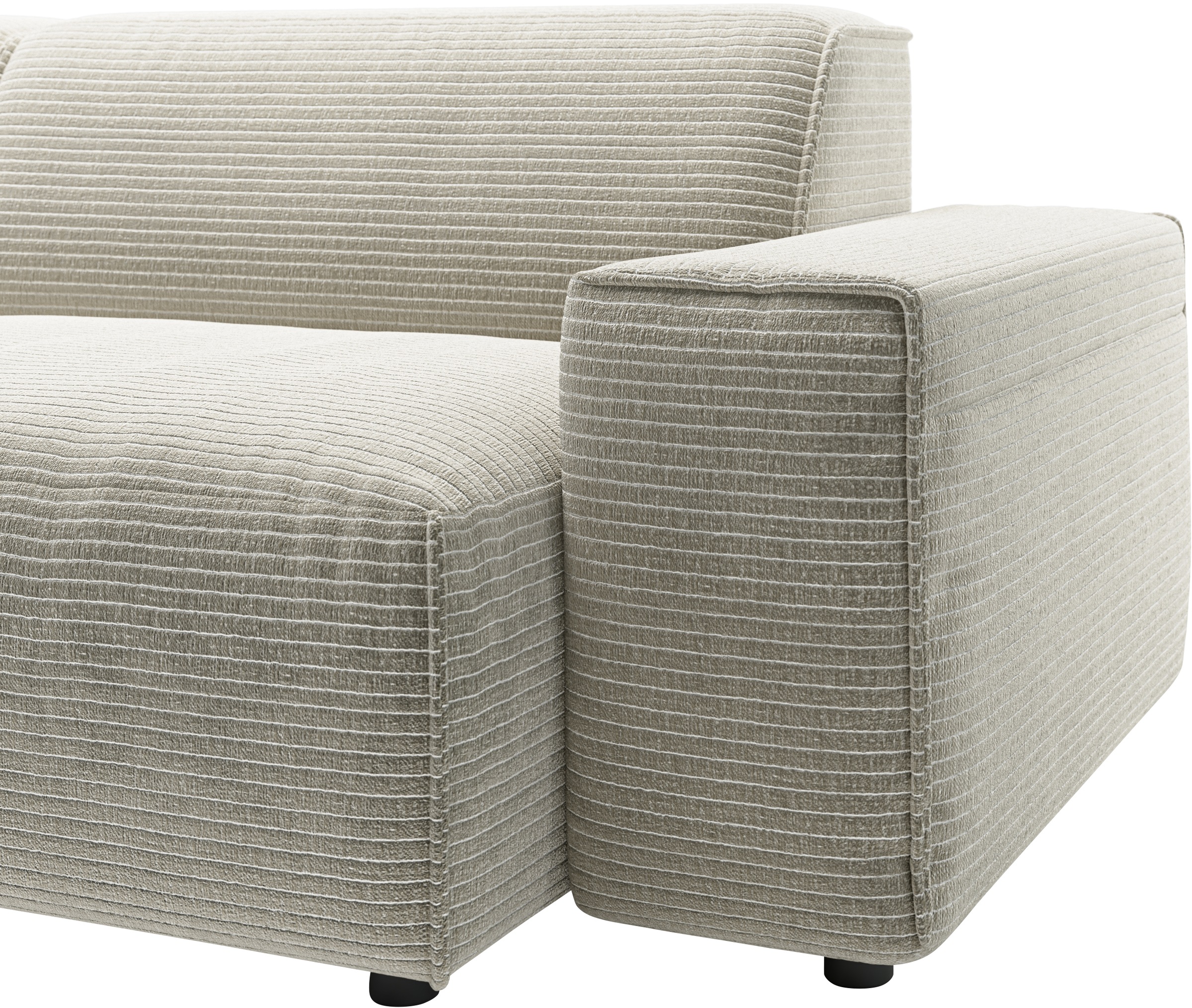 andas Ecksofa »Glimminge auch in Breitcord, Feincord, Bouclé + Easy care-Bezug«, L-Form, Breite 294, Zierkissen