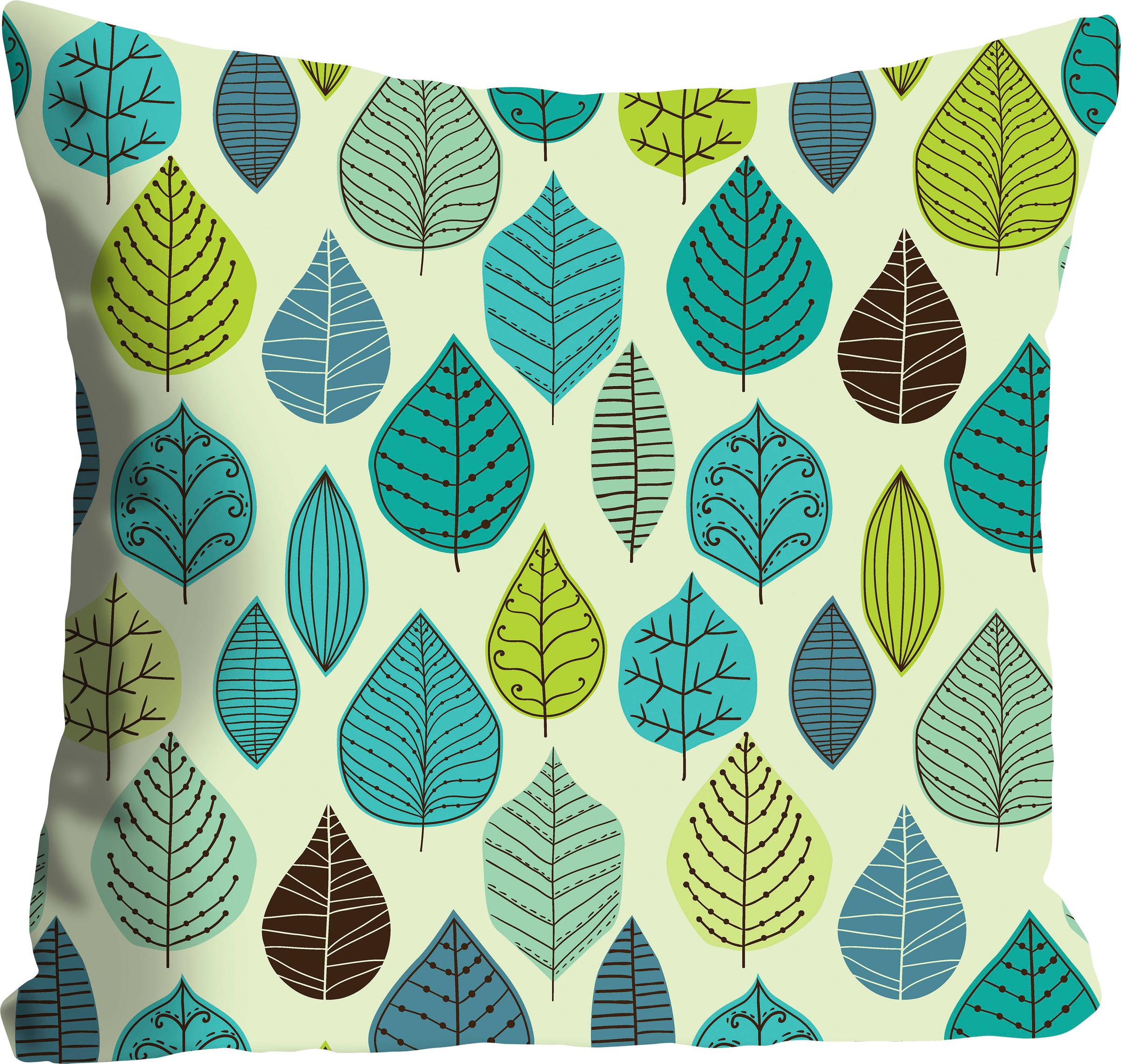 queence Dekokissen "Falling Leaves" mit fallenden Blättern günstig online kaufen