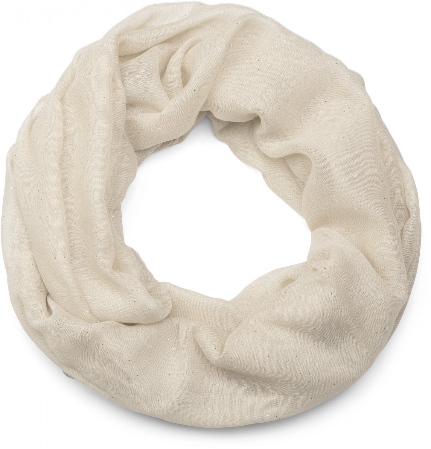 styleBREAKER Loop "Loop mit Glitzer unifarben" 1 Stk.