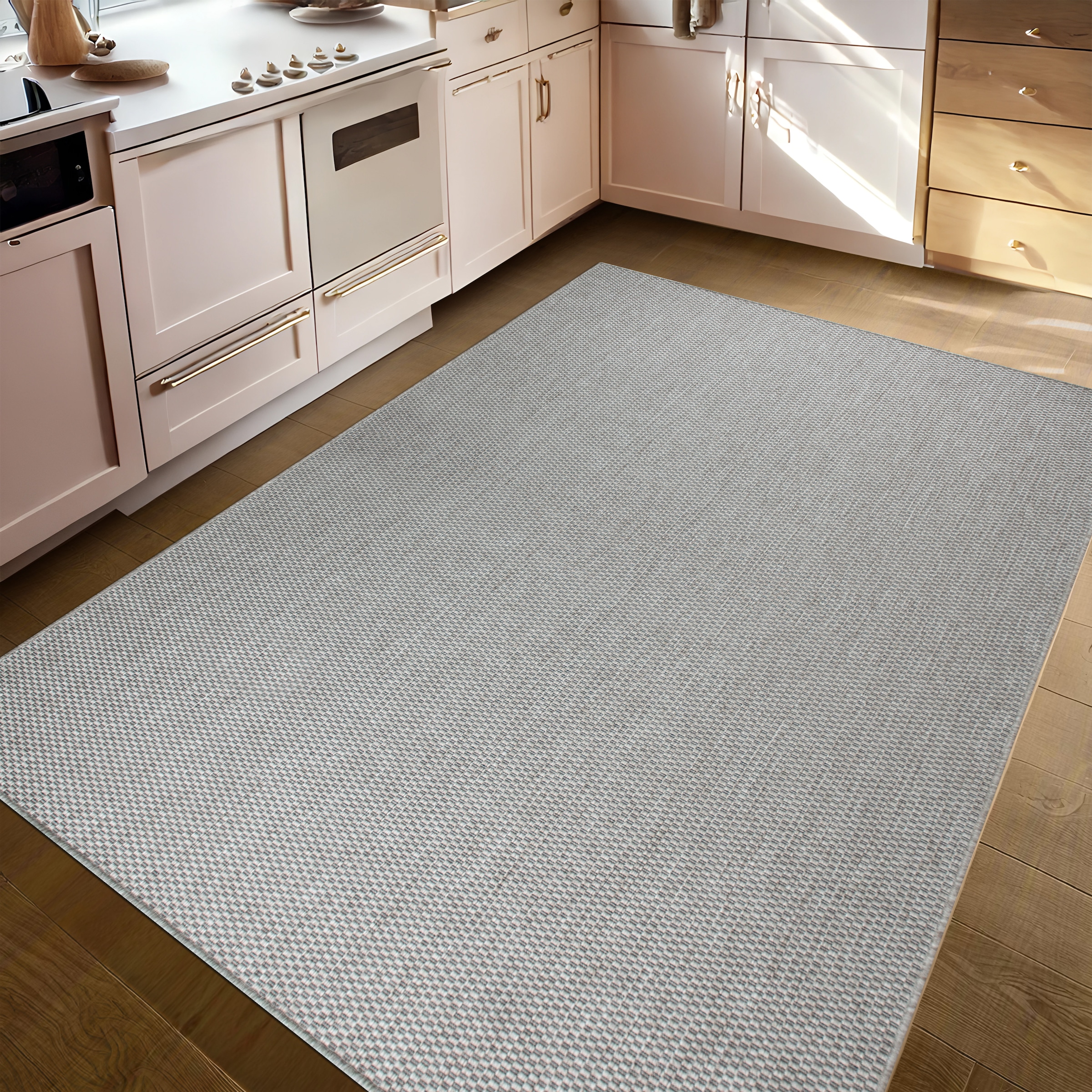 my home Teppich »Venedig auch als Läufer erhältlich«, rechteckig, 4 mm Höhe, In- und Outdoor geeignet, Sisal-Optik, Wetterfest & UV-beständig