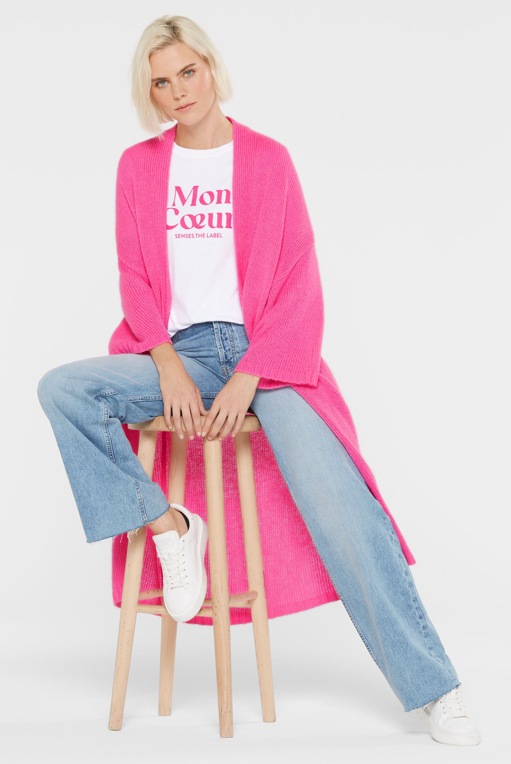 SENSES.THE LABEL Cardigan, aus Feinstrick günstig online kaufen