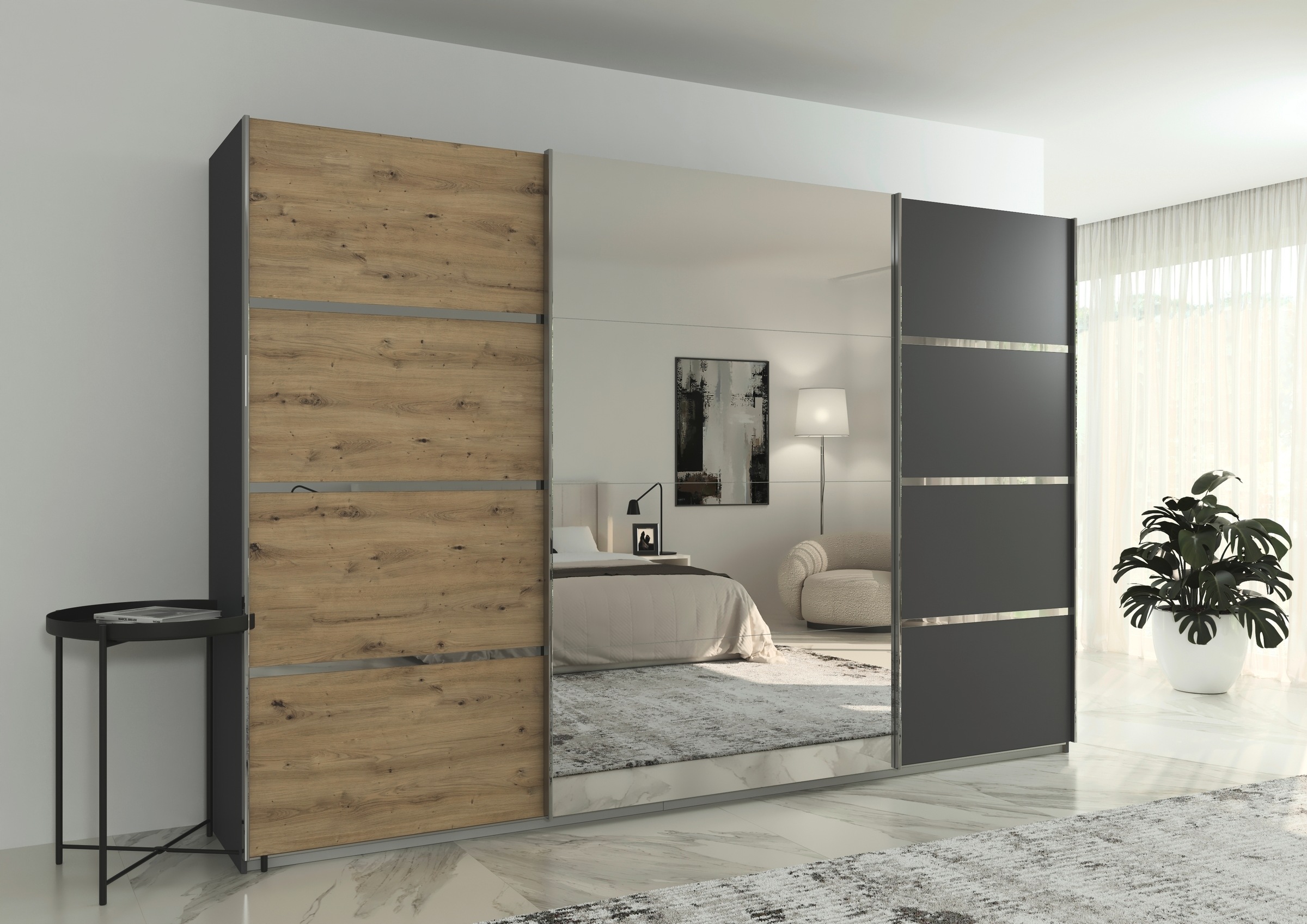 rauch Kleiderschrank "Schwebetürenschrank Garderobe Schrank TOP ANGEBOT Avo günstig online kaufen