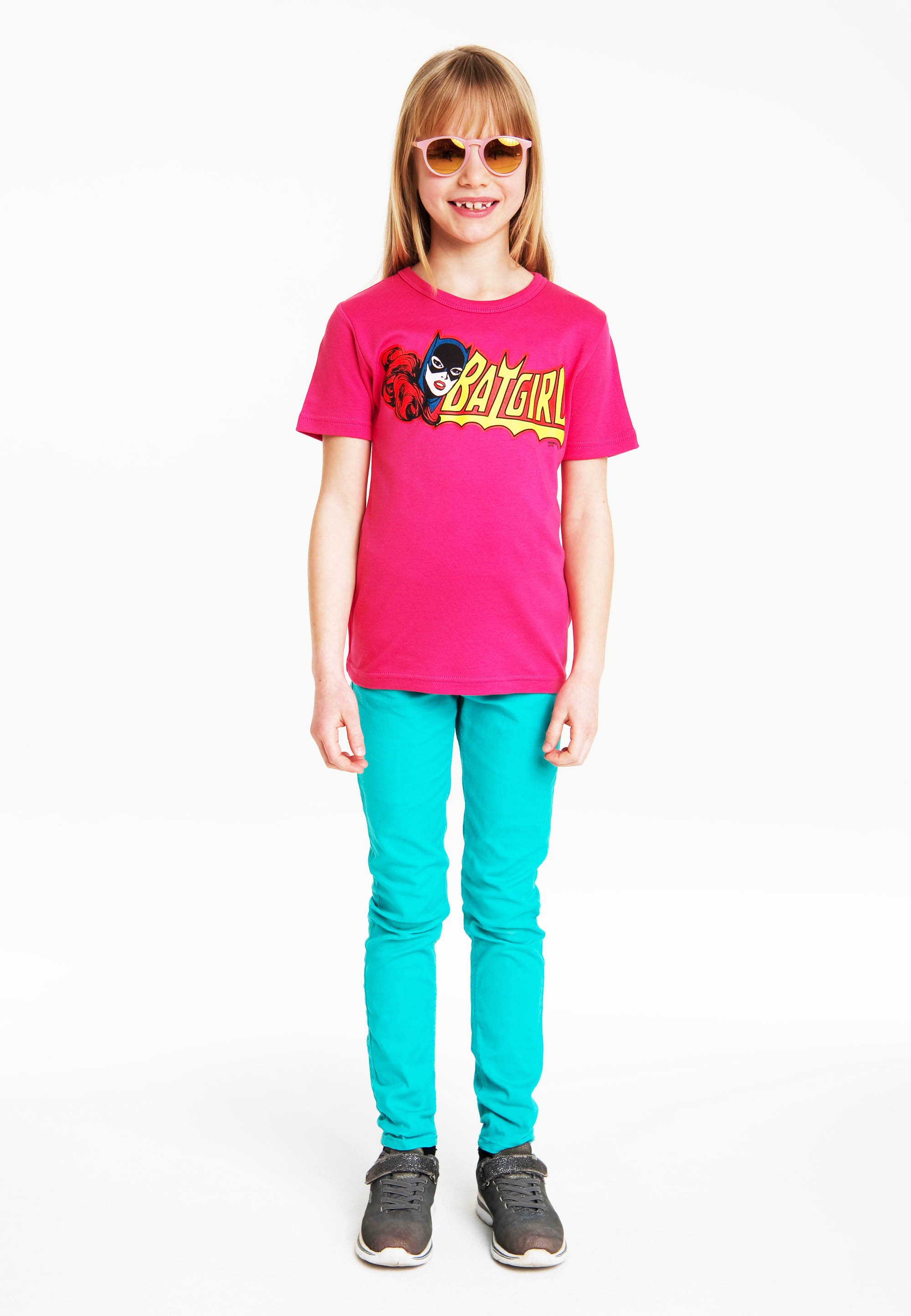 LOGOSHIRT T-Shirt »Batgirl«, mit coolem Frontprint